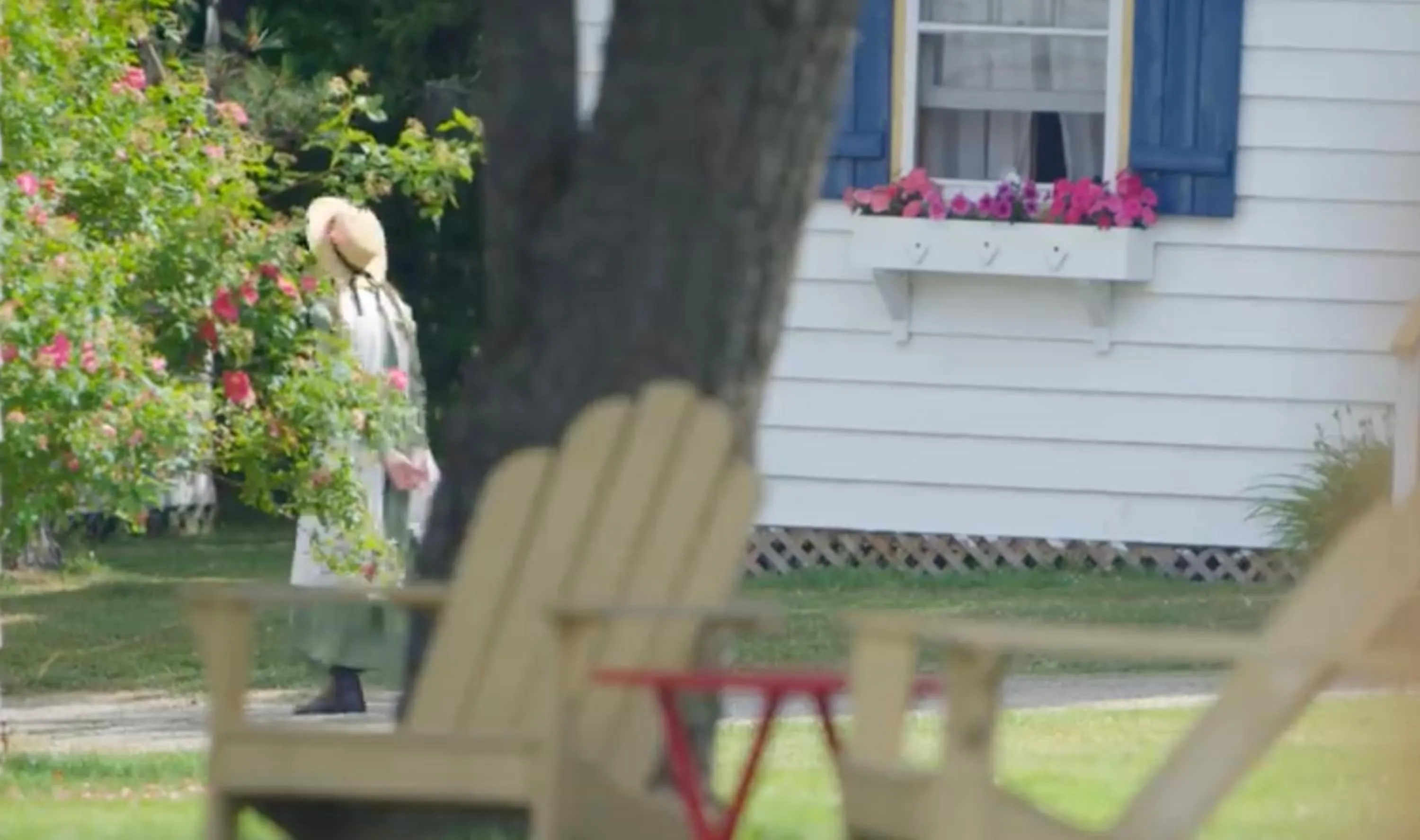 Patio in Green Gables Bungalow Court