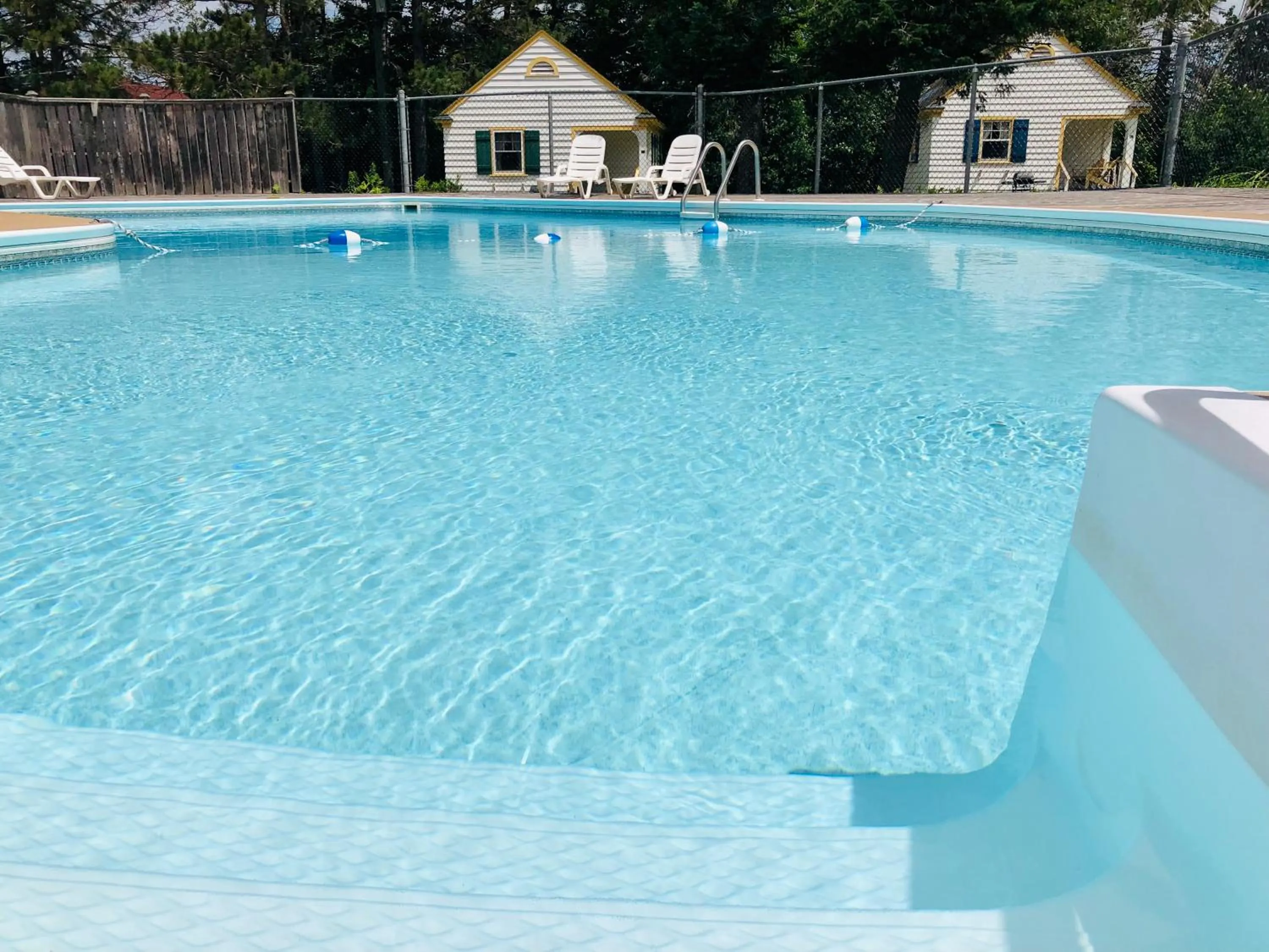 Swimming pool in Green Gables Bungalow Court