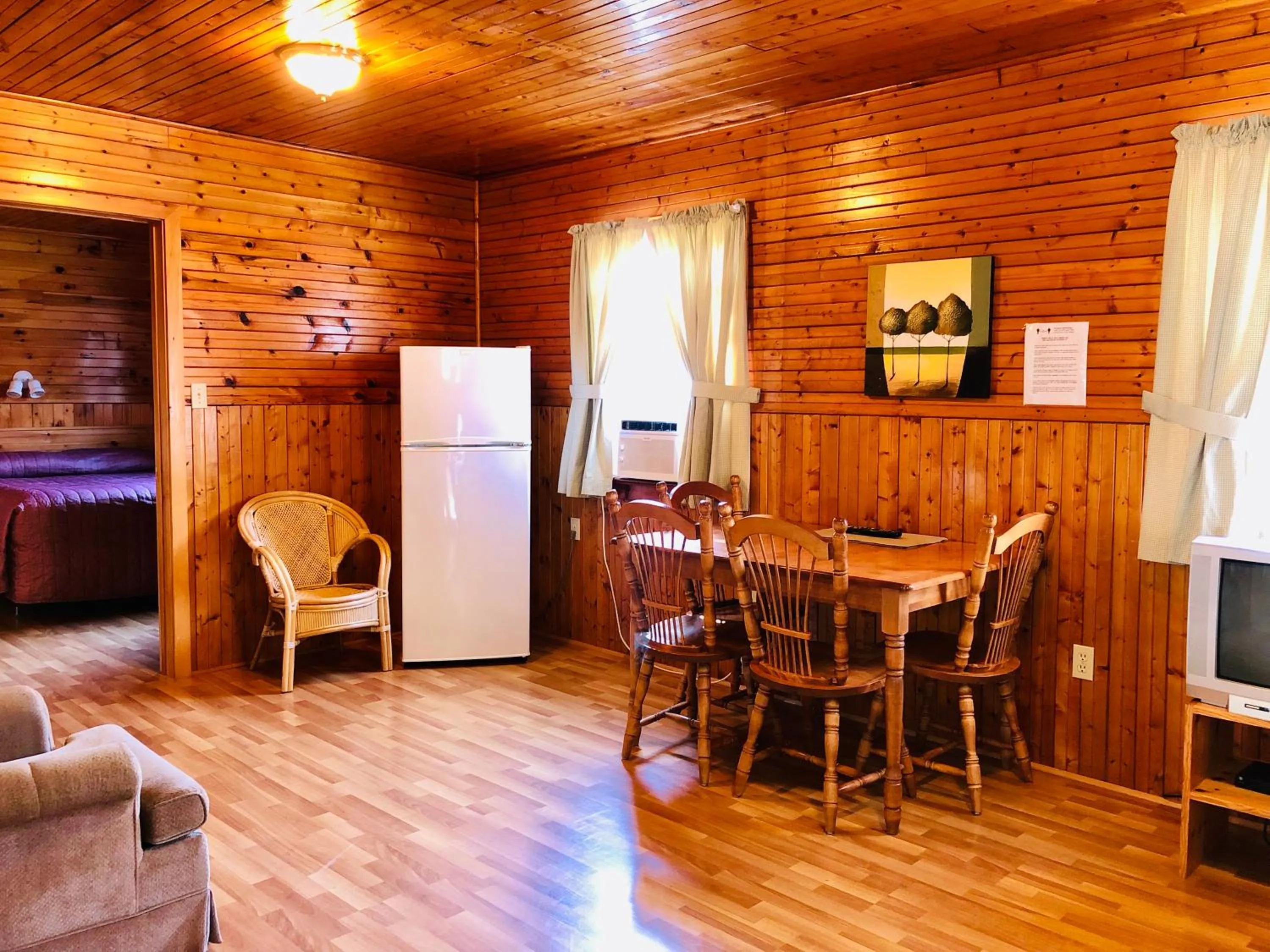 Living room in Green Gables Bungalow Court