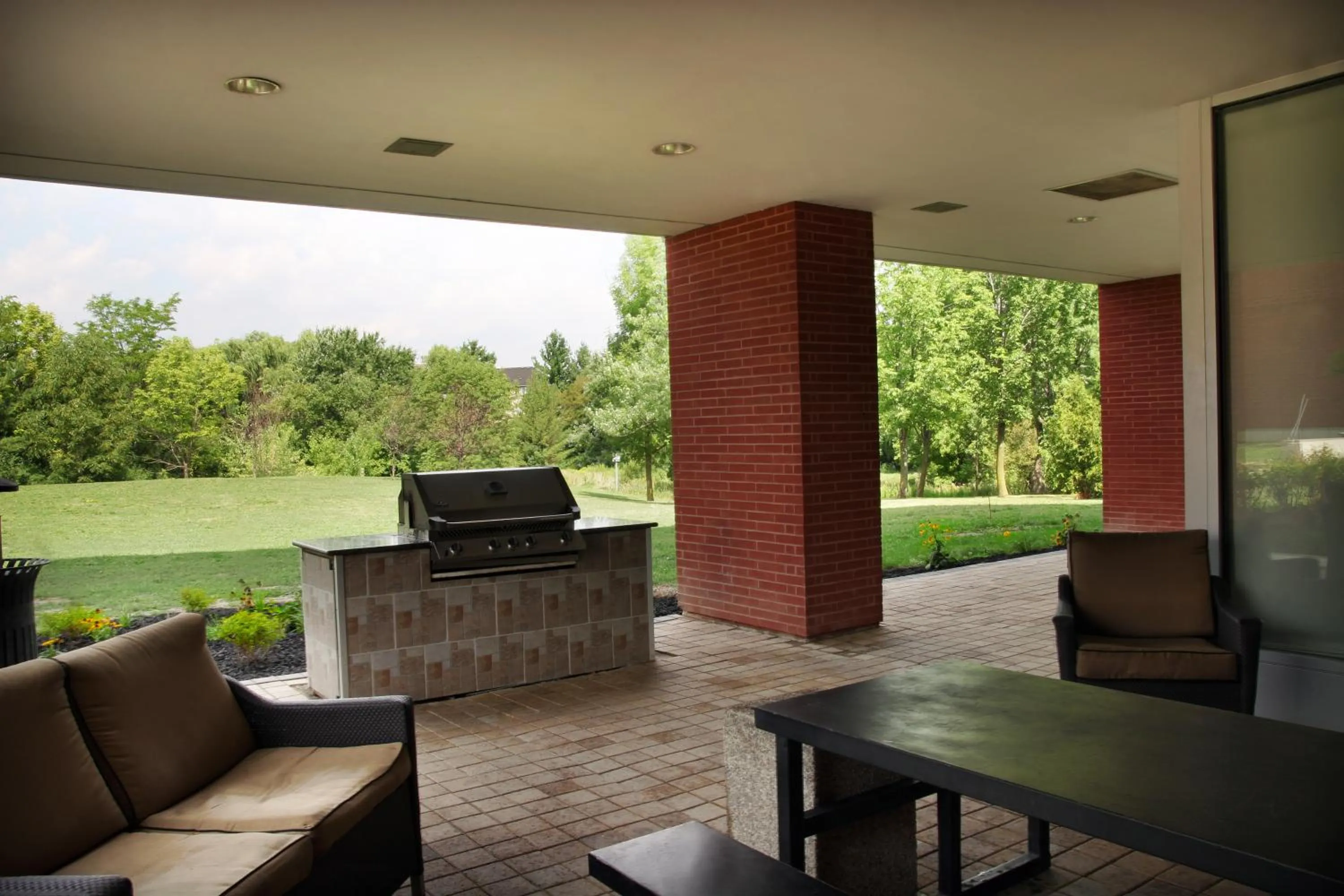 BBQ facilities in Residence & Conference Centre - Brampton