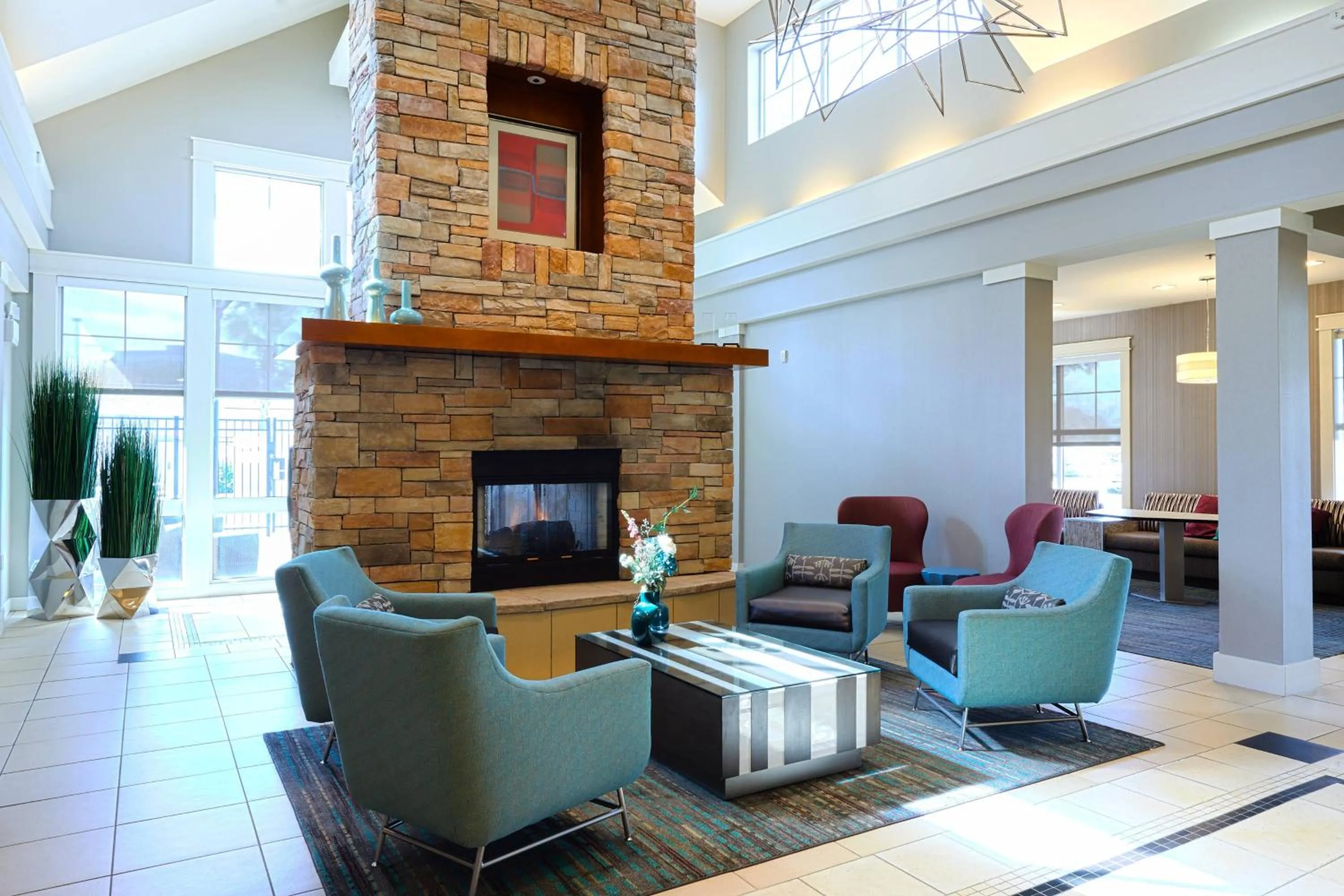 Lobby or reception in Residence Inn Lafayette Airport