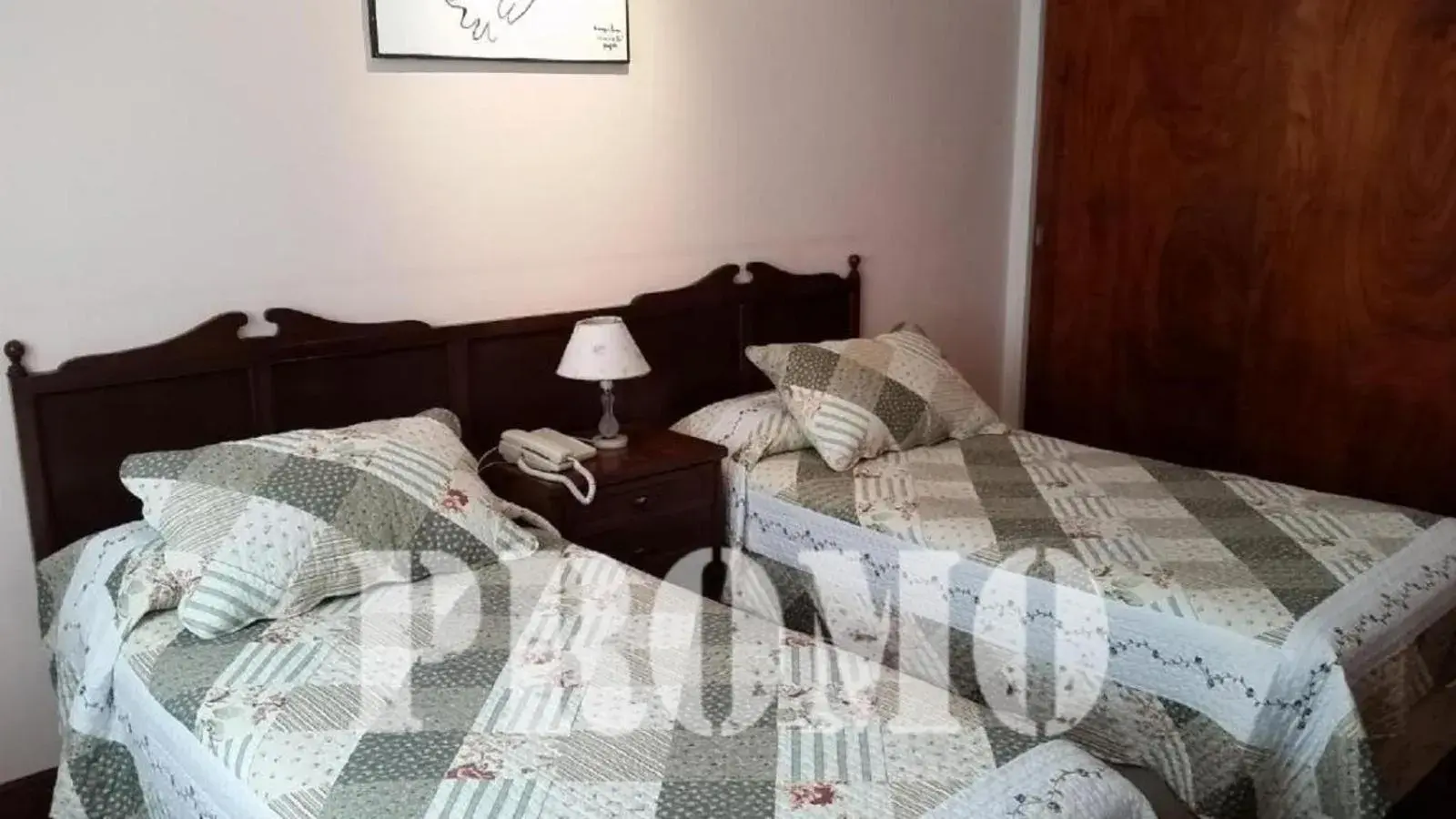 Bed in Hotel San Martin Bed in Hotel San Martin