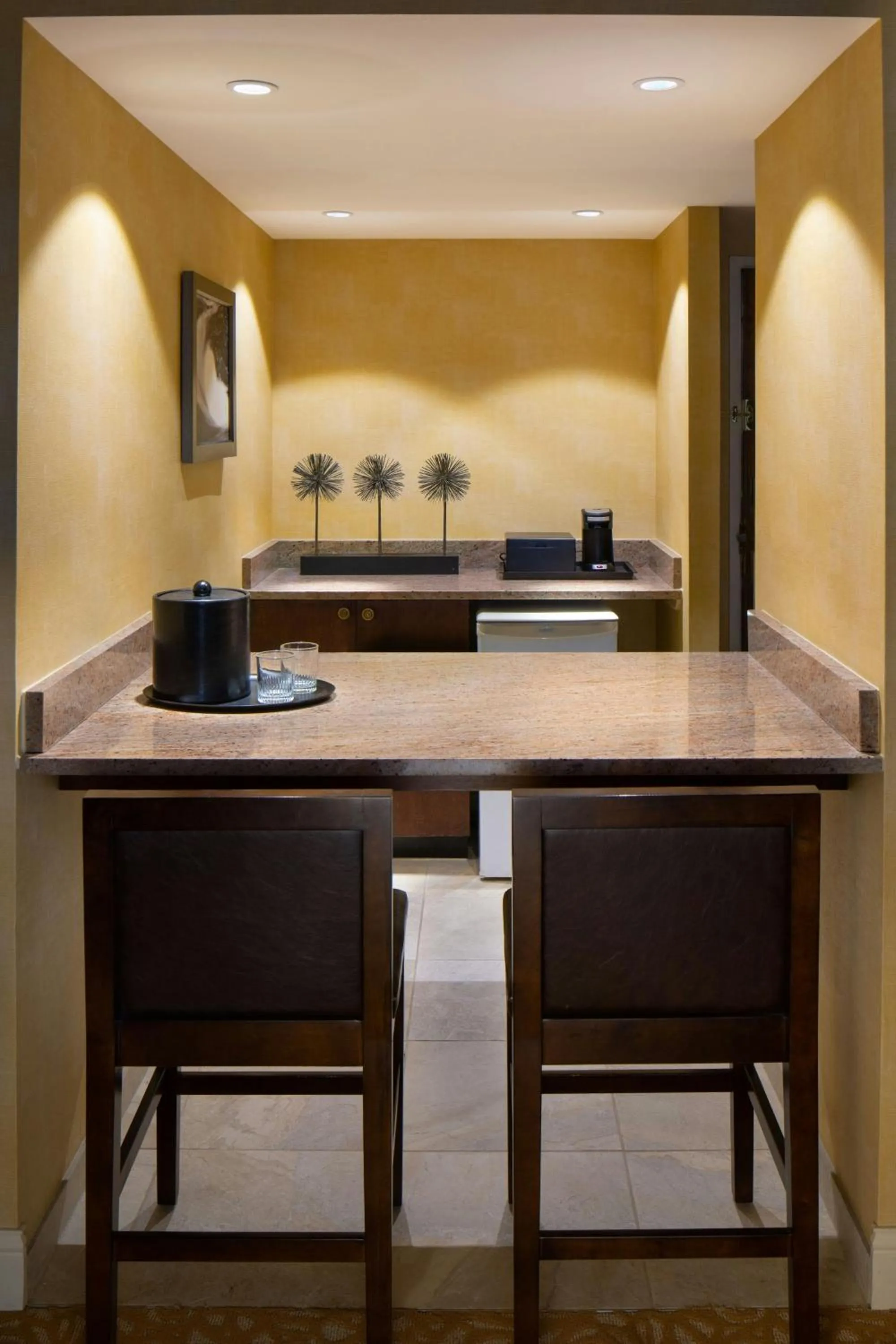 Kitchen or kitchenette in The Lincoln Marriott Cornhusker Hotel