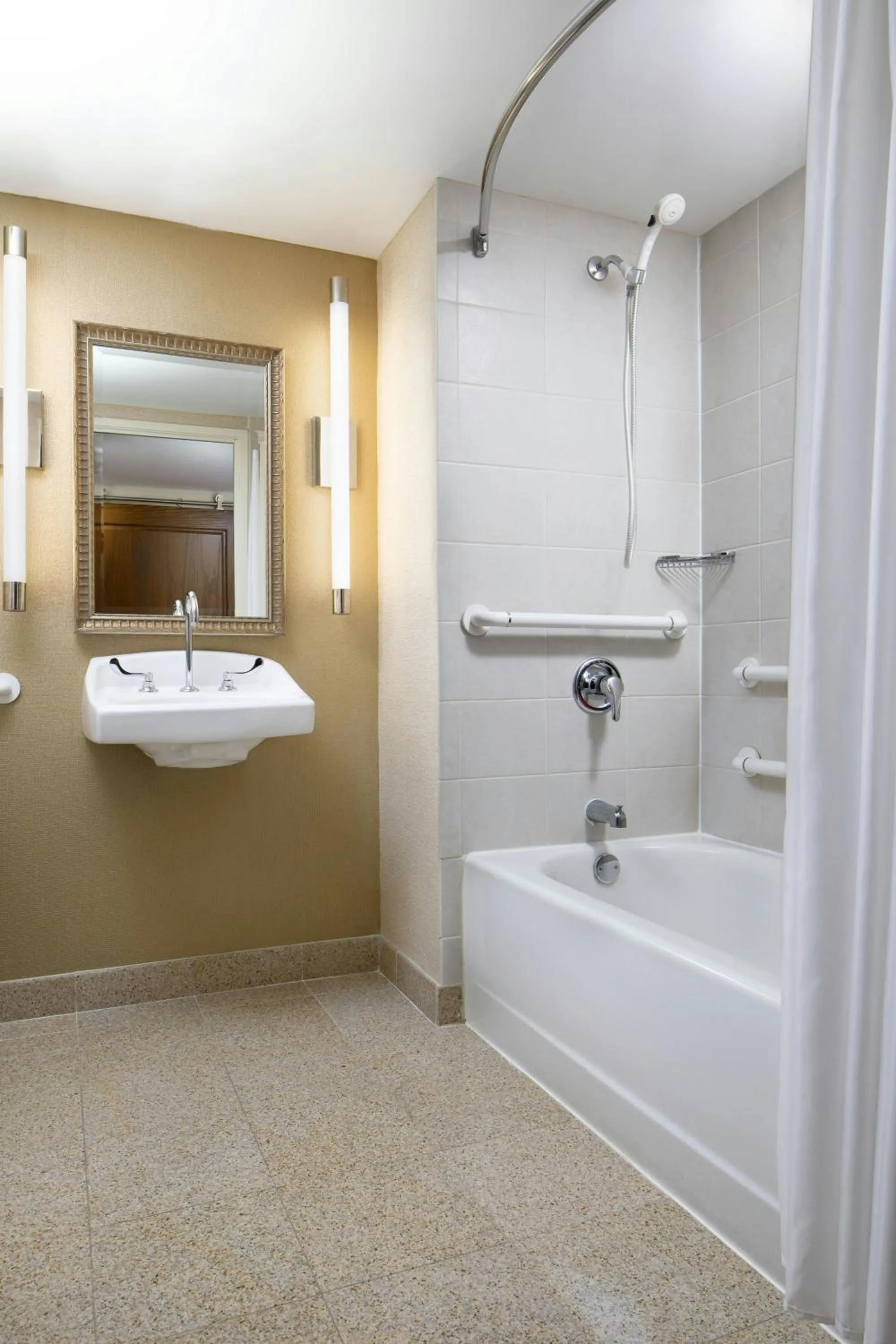 Bathroom in The Lincoln Marriott Cornhusker Hotel