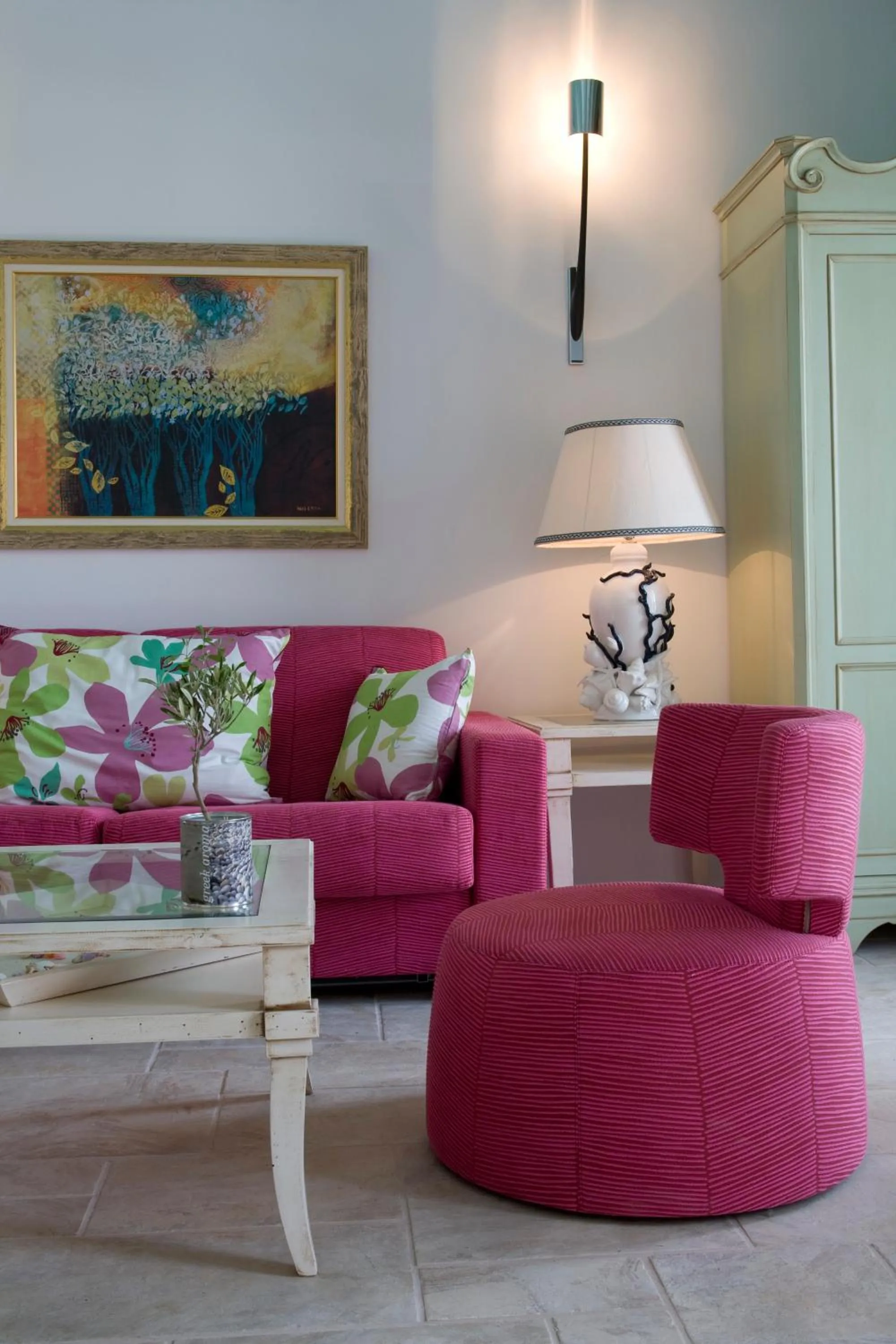 Living room in Arte & Mare Elia Luxury Suites and Villas