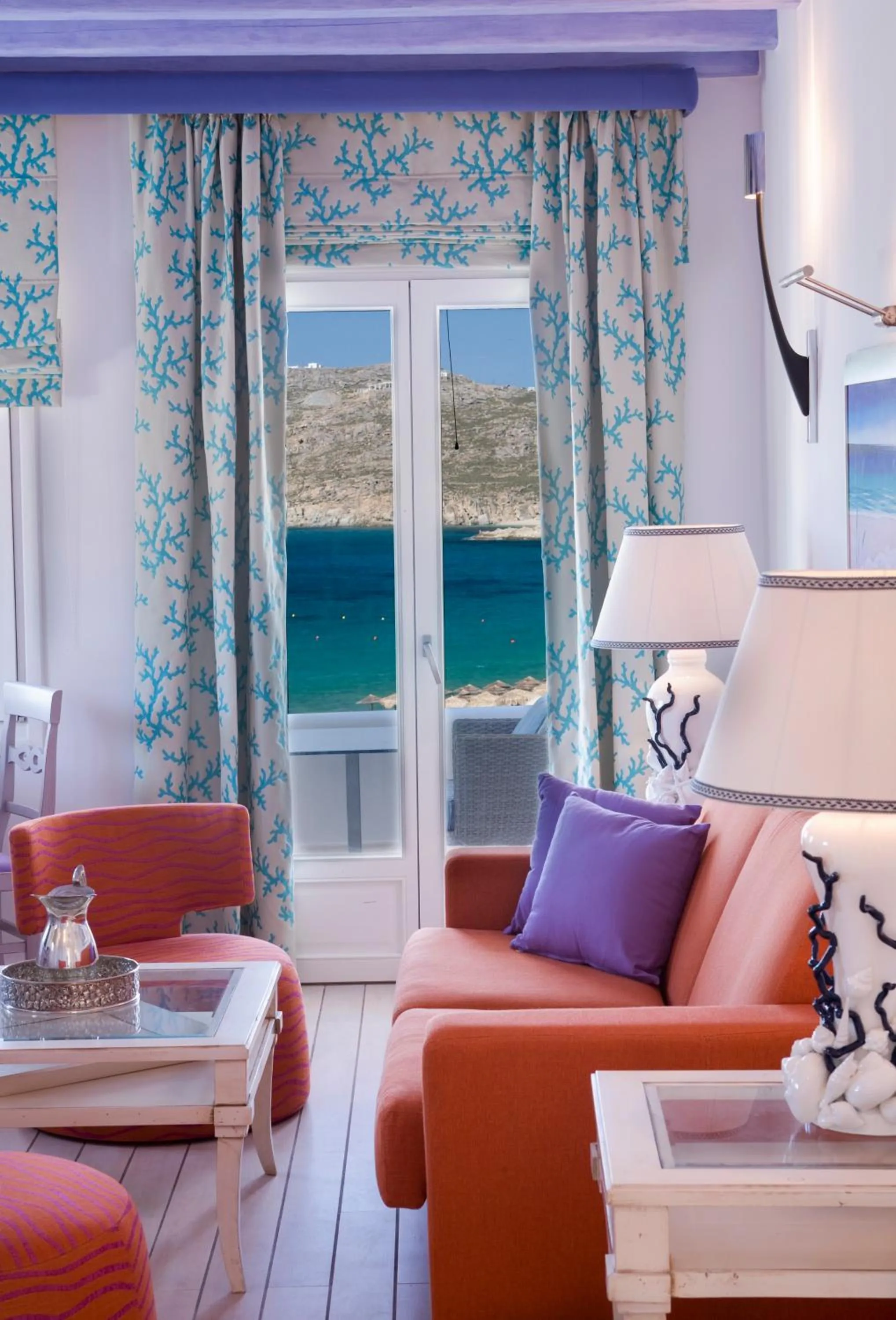 Living room in Arte & Mare Elia Luxury Suites and Villas