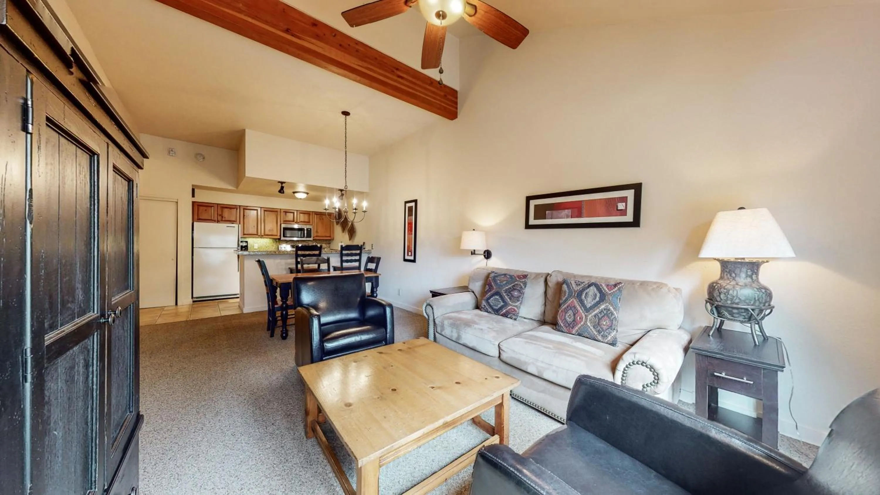 Living room in Villas at Snowmass CLub