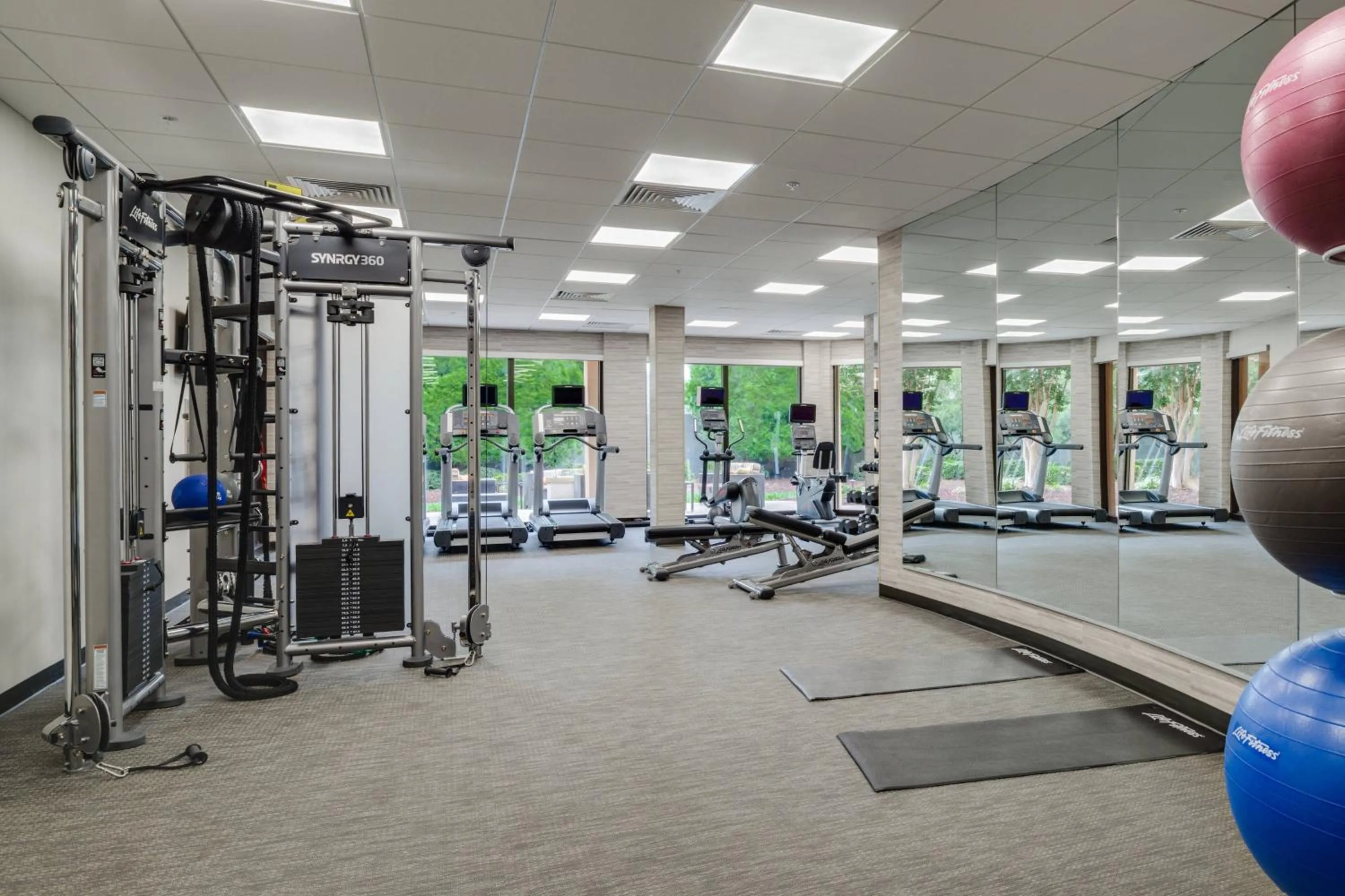 Fitness centre/facilities in Courtyard by Marriott Lynchburg