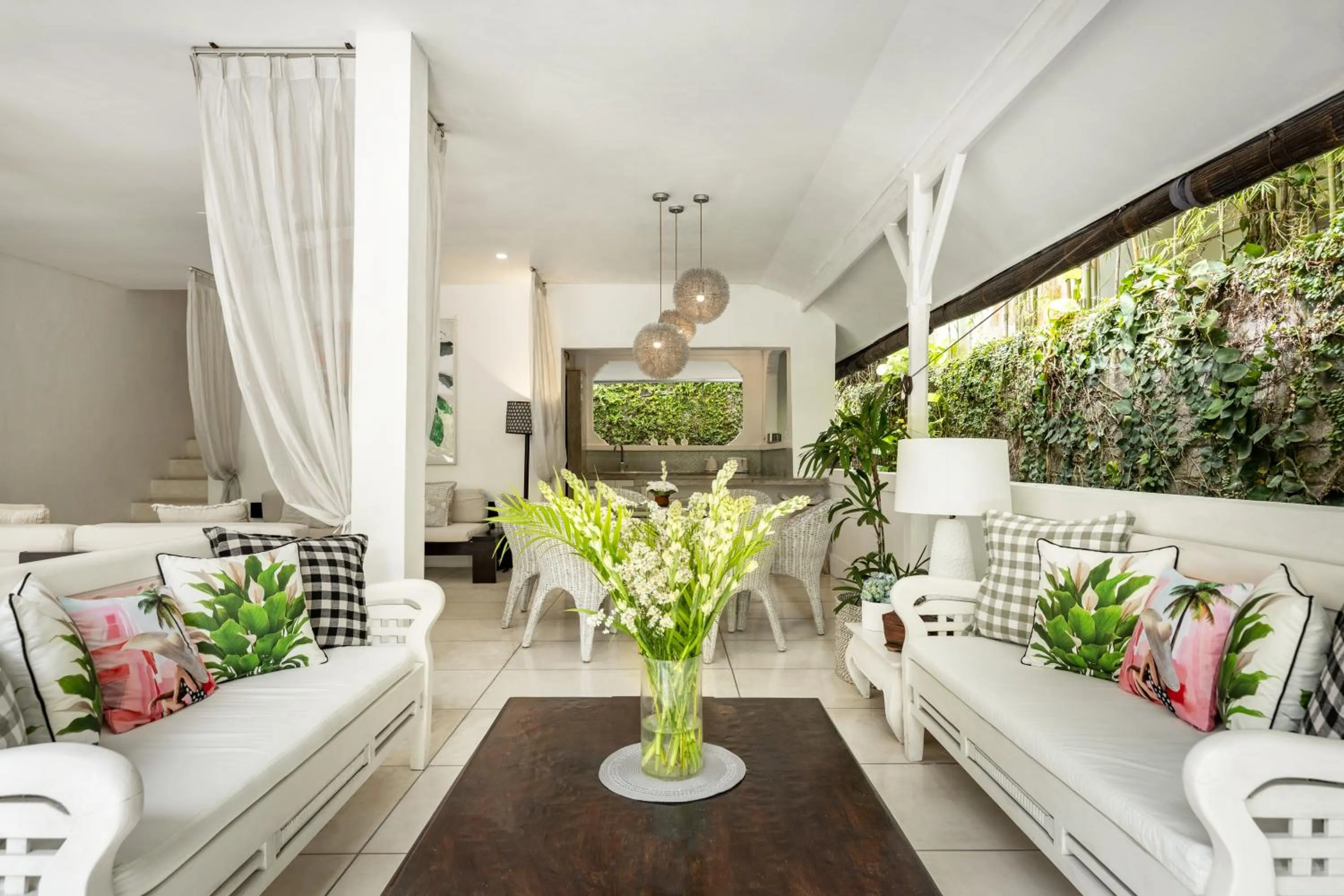 Living room in Esha Villa Drupadi Seminyak