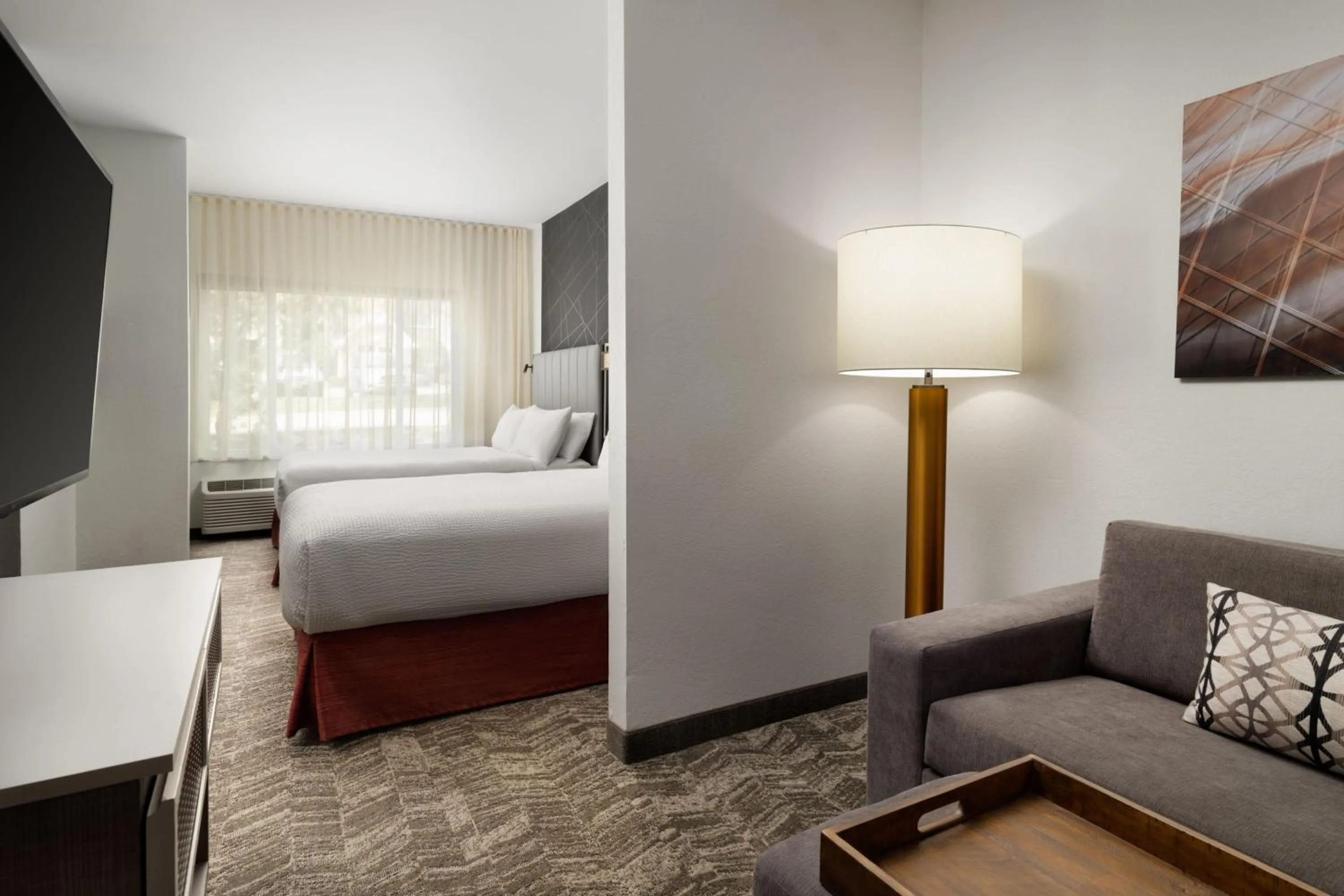 Photo of the whole room, Bed in SpringHill Suites Kansas City Overland Park
