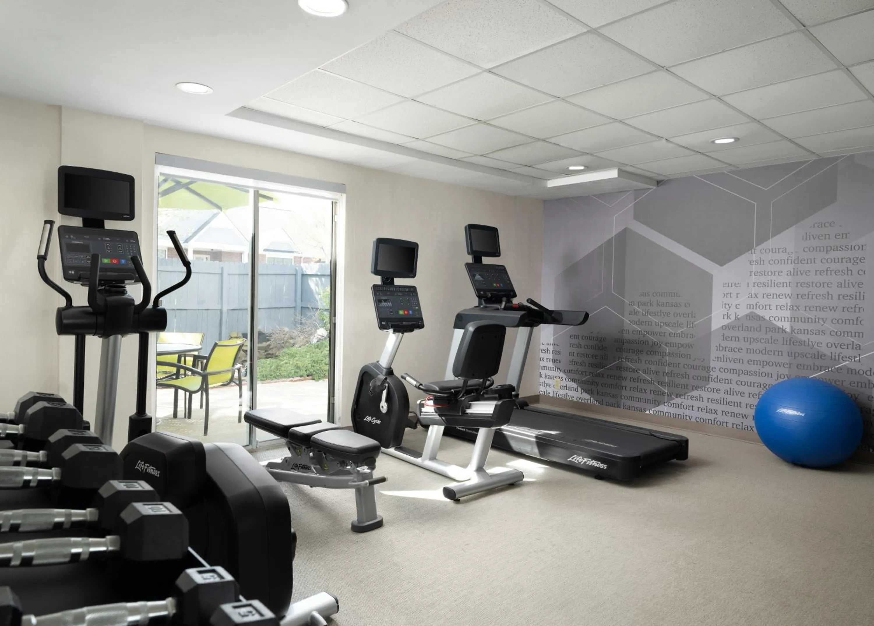 Fitness centre/facilities in SpringHill Suites Kansas City Overland Park