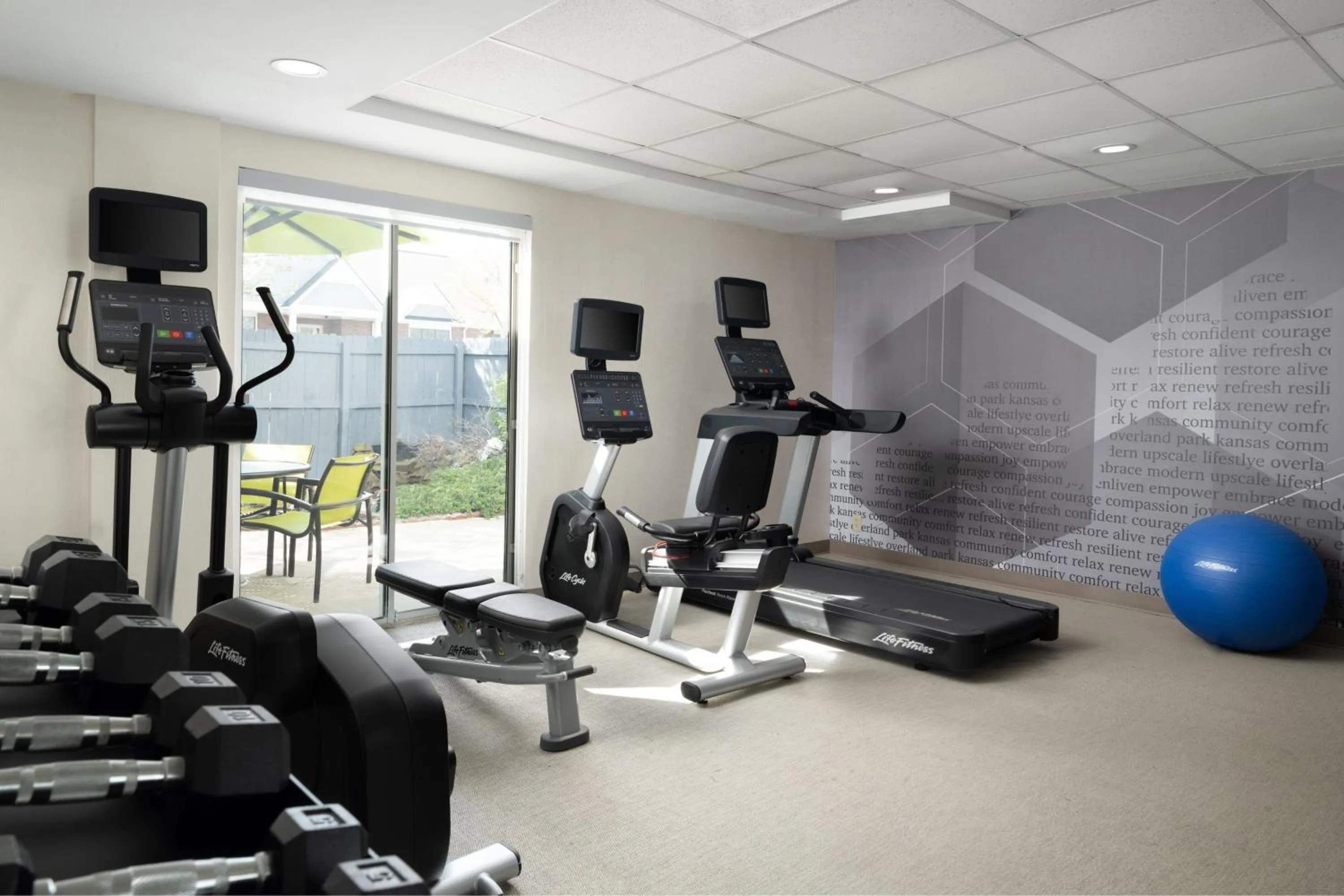 Fitness centre/facilities in SpringHill Suites Kansas City Overland Park