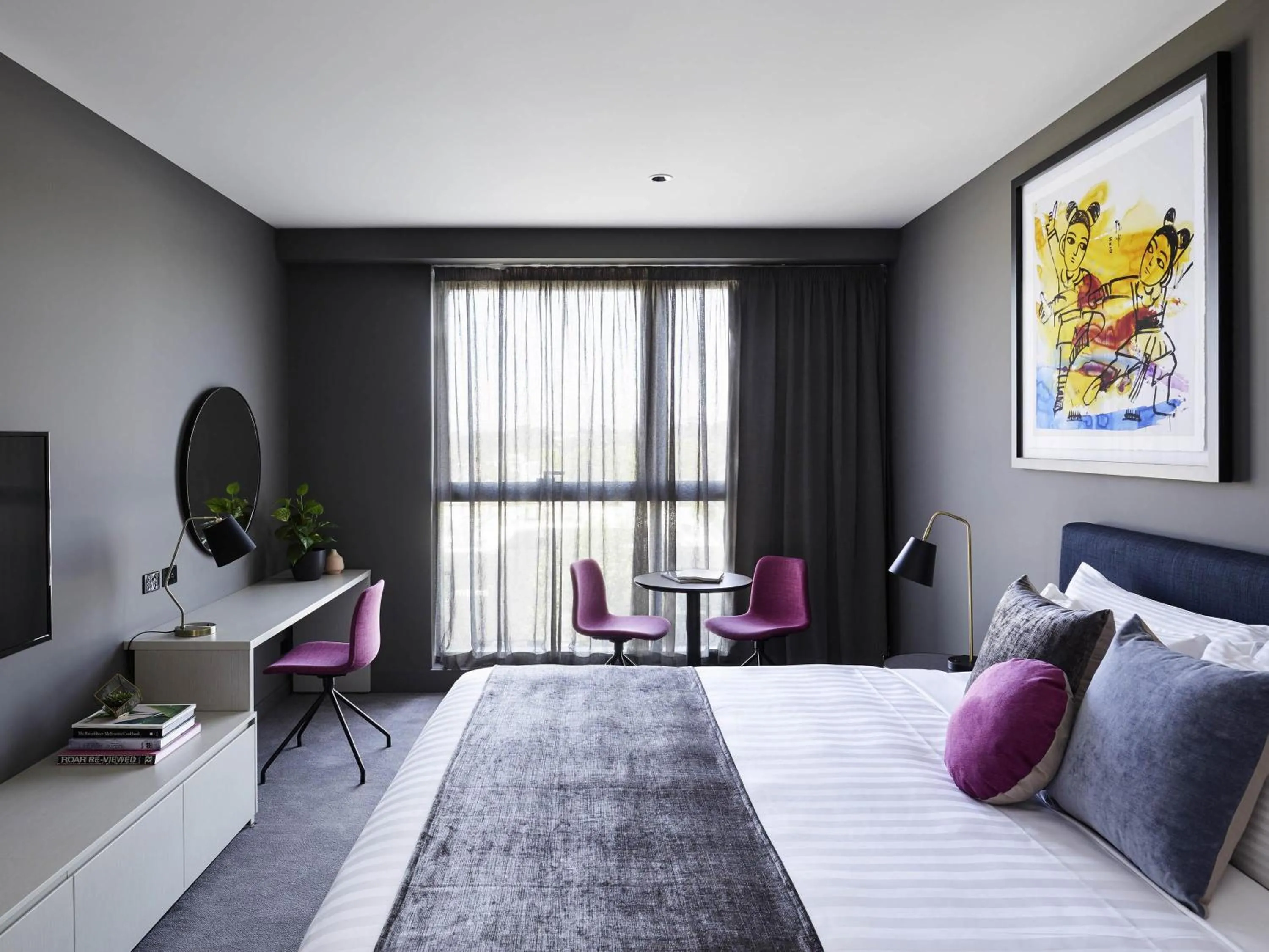 Bedroom, Bed in Art Series - The Chen