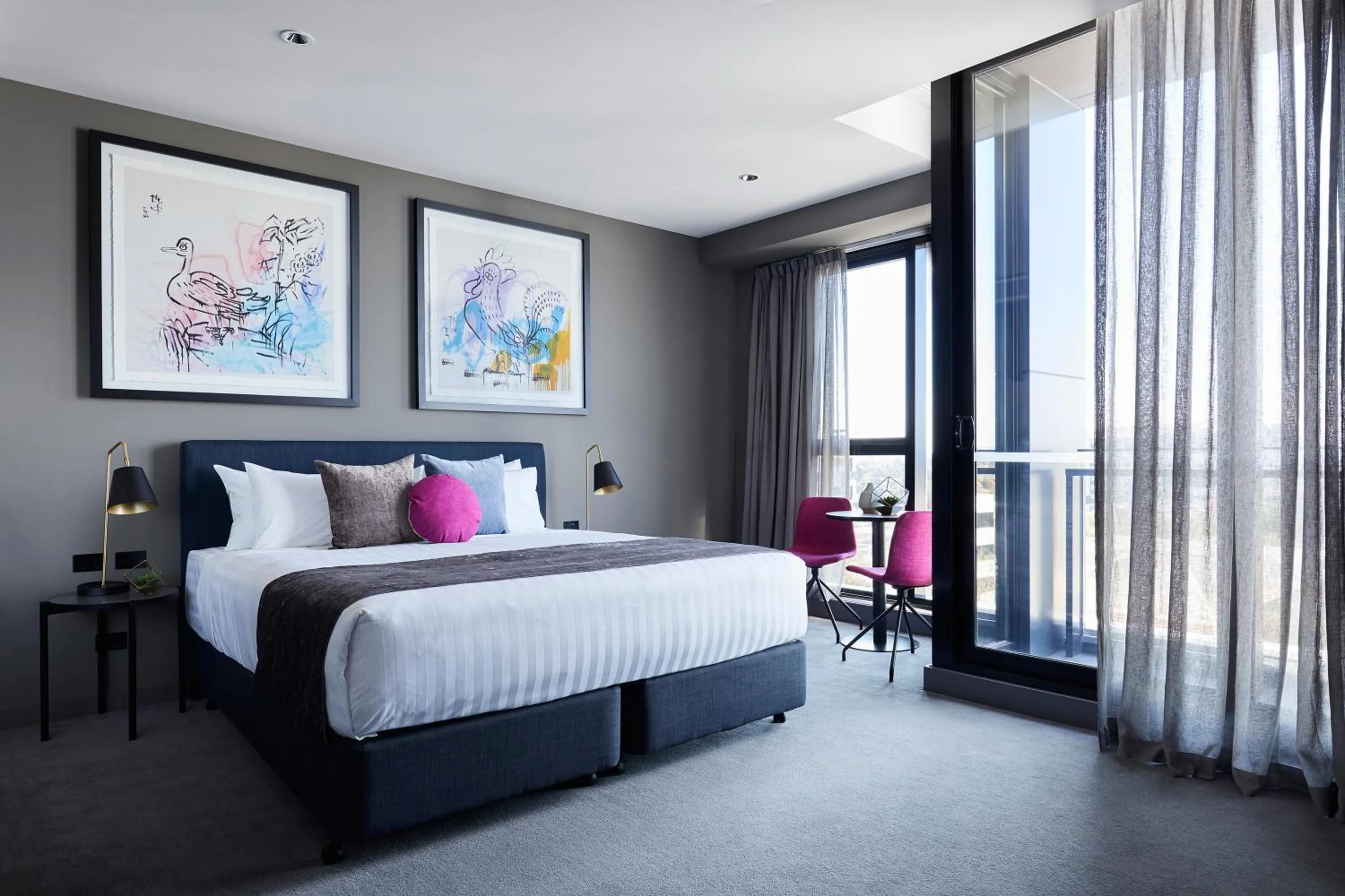 Bedroom, Bed in Art Series - The Chen