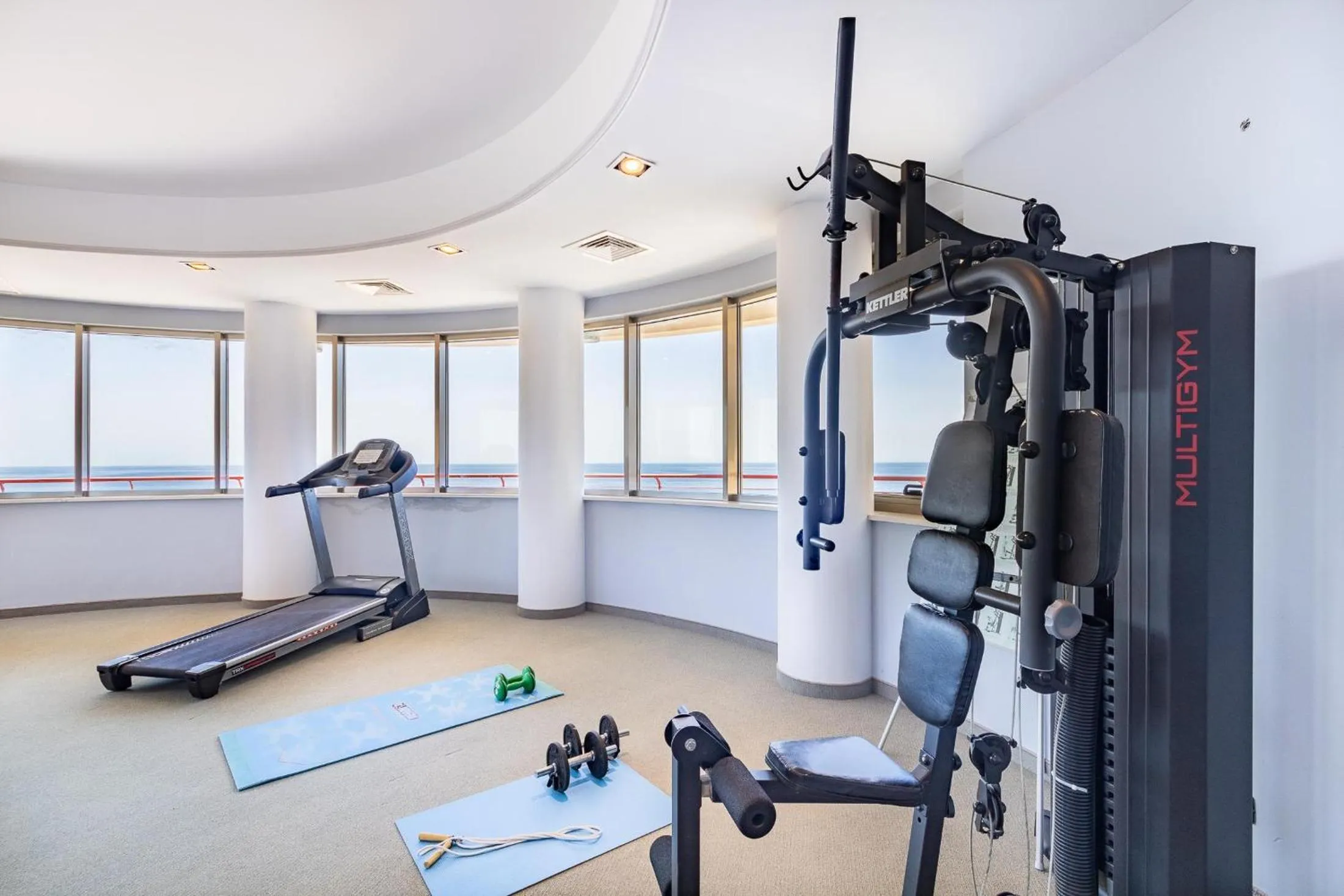 Fitness centre/facilities in Jonico Hotel