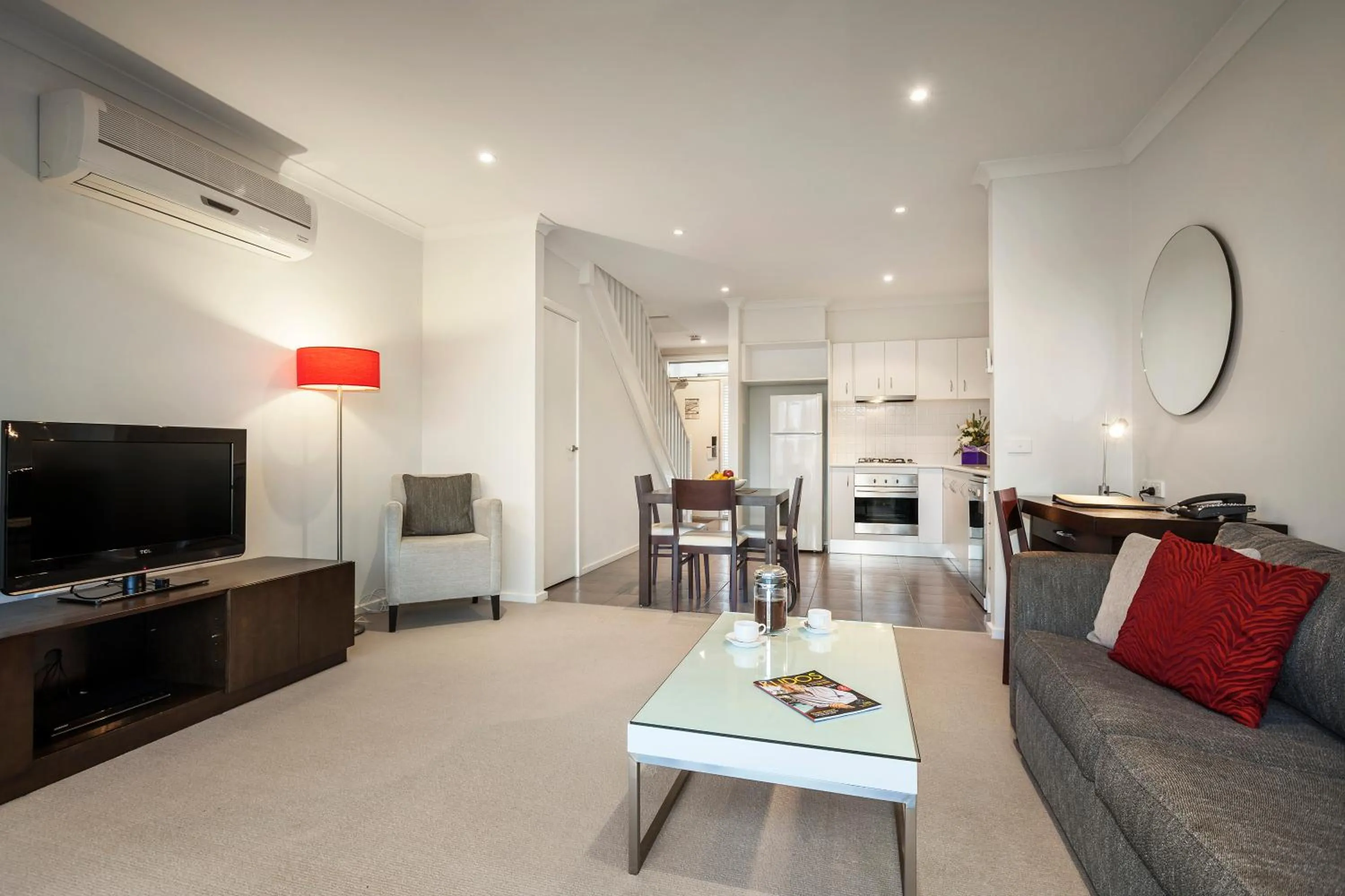 Living room in Quest Sanctuary Lakes