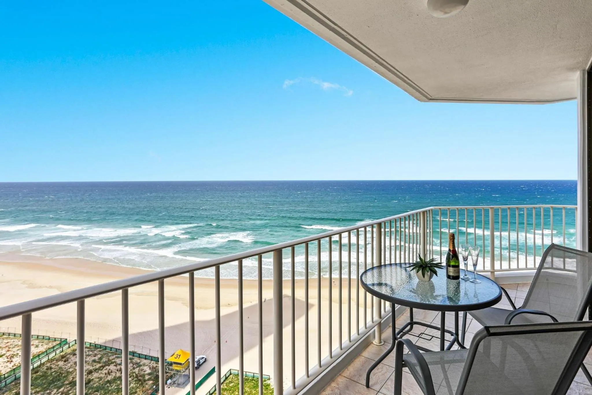 View (from property/room) in Breakers North Absolute Beachfront Apartments - Official