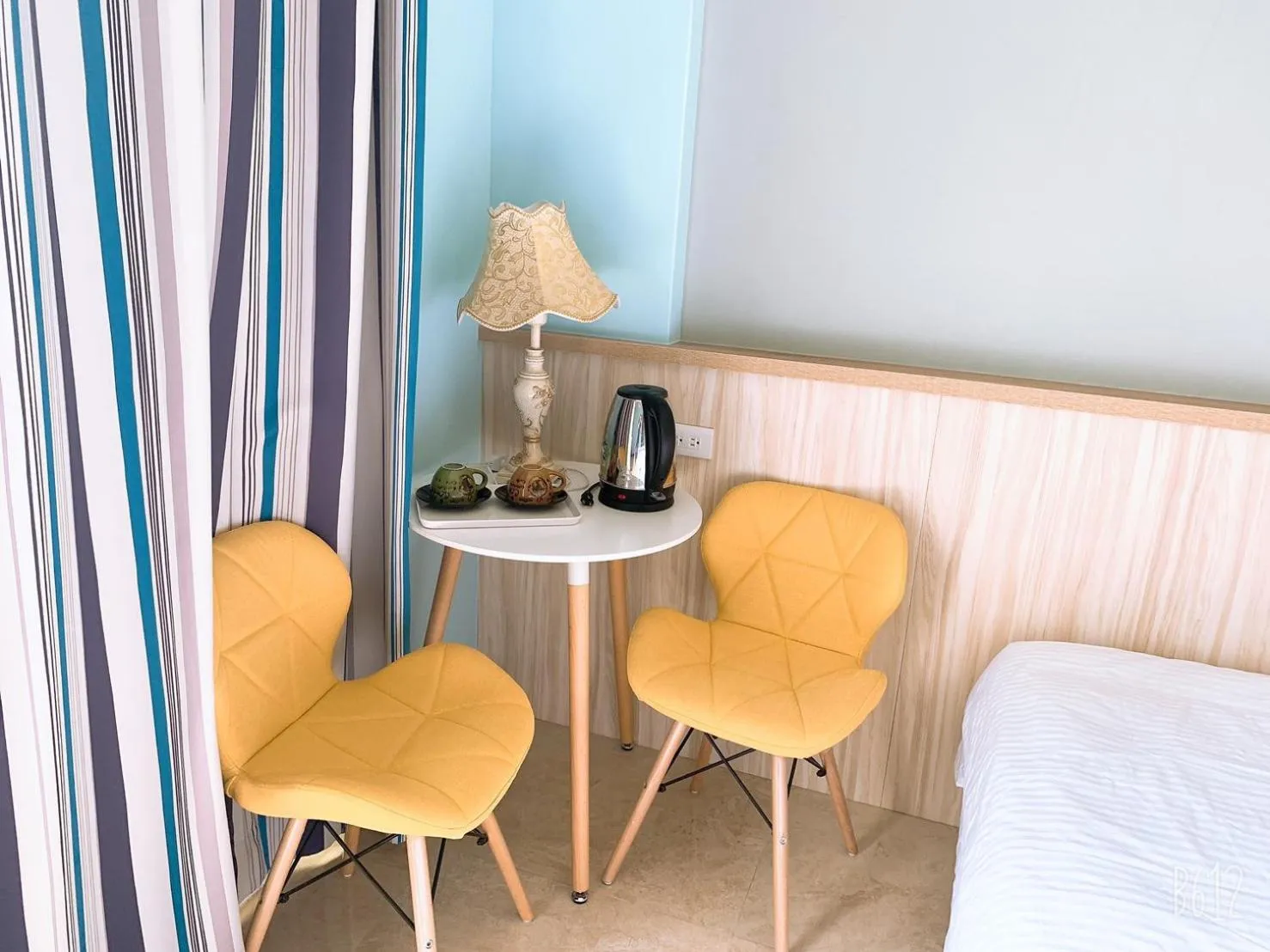 Coffee/tea facilities, Bed in 夏之戀民宿 可包棟 近金城市區