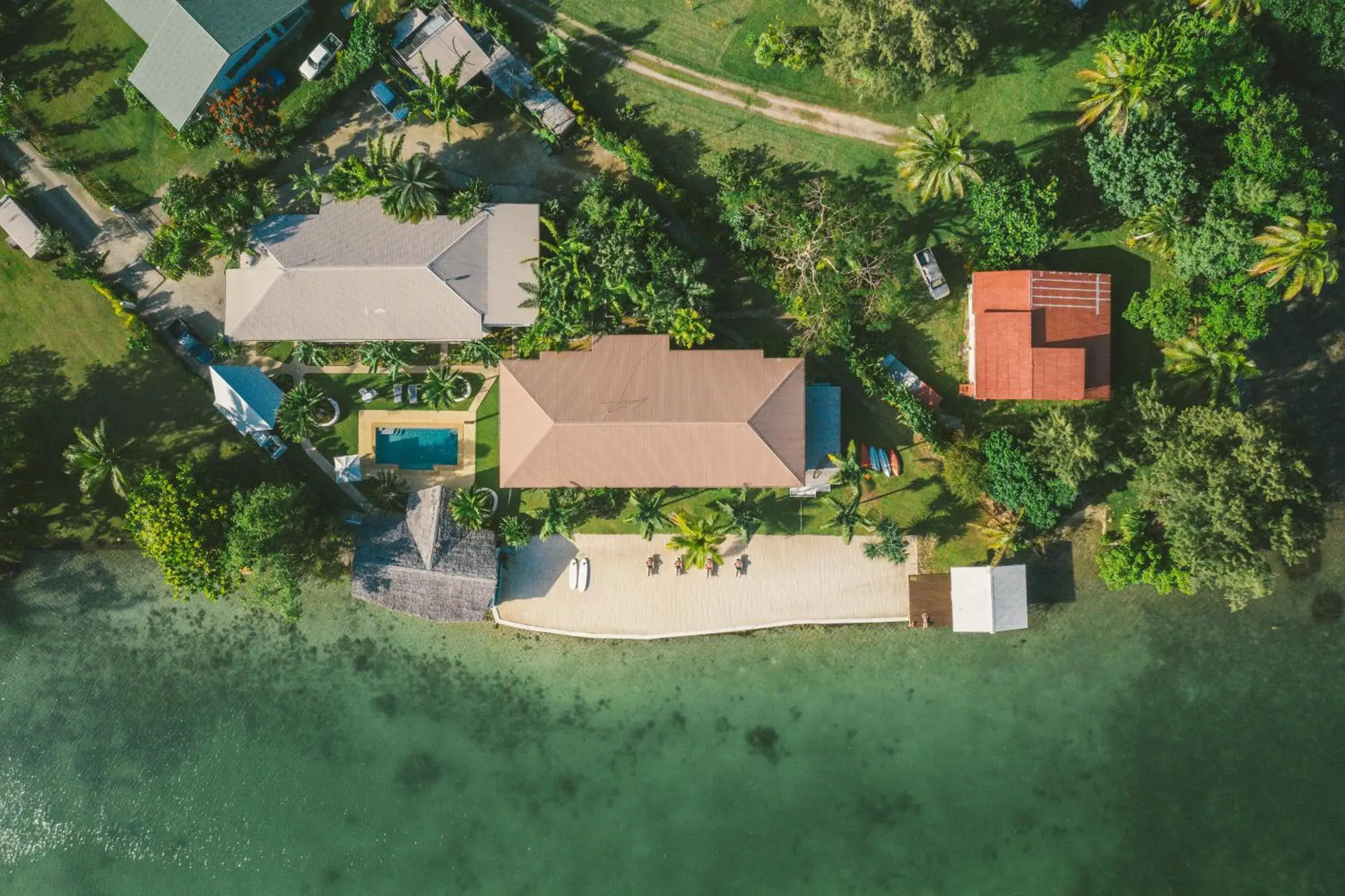 Bird's eye view in Tropicana Lagoon Apartments Bird's eye view in Tropicana Lagoon Apartments
