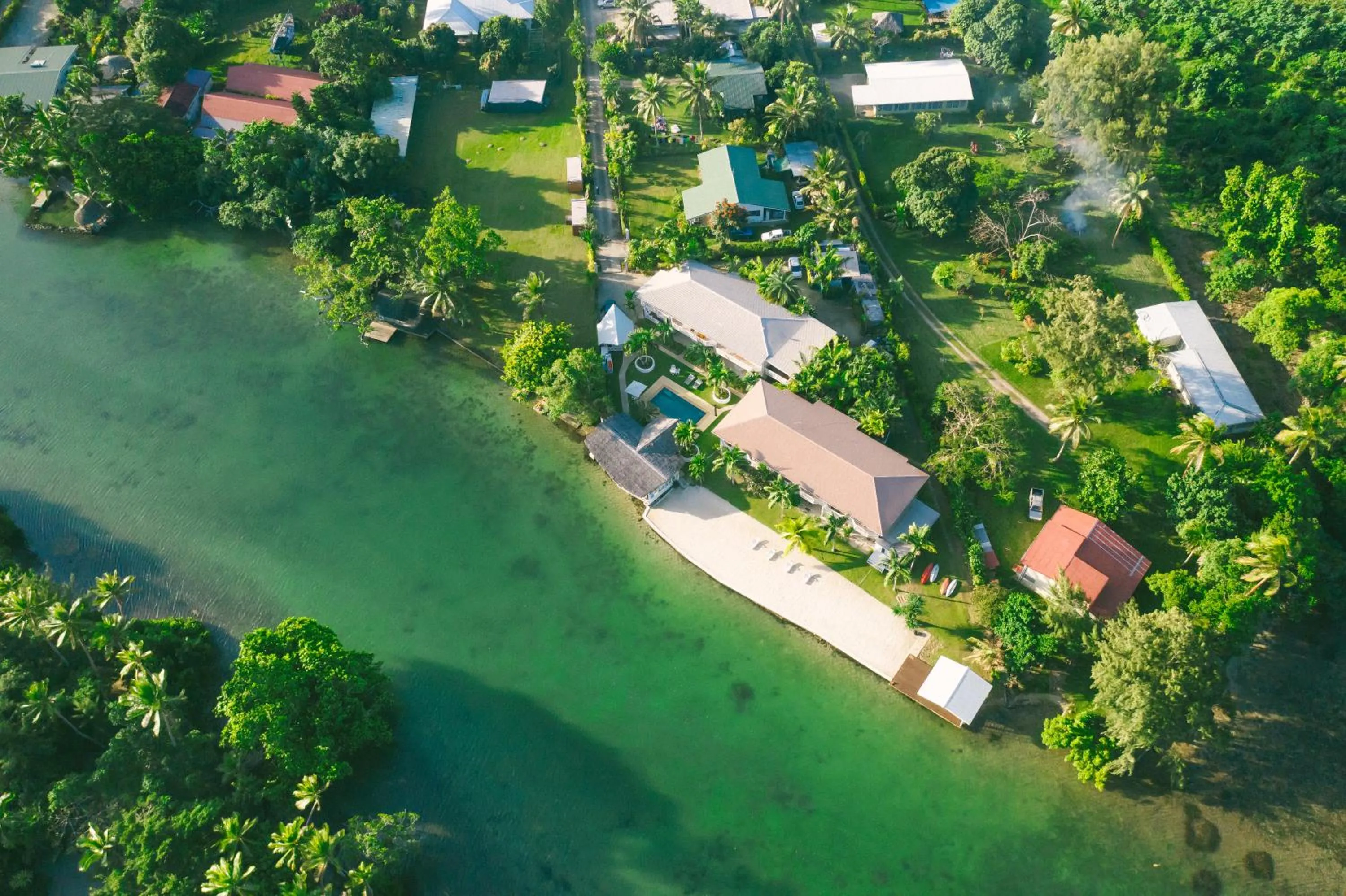 Bird's eye view in Tropicana Lagoon Apartments