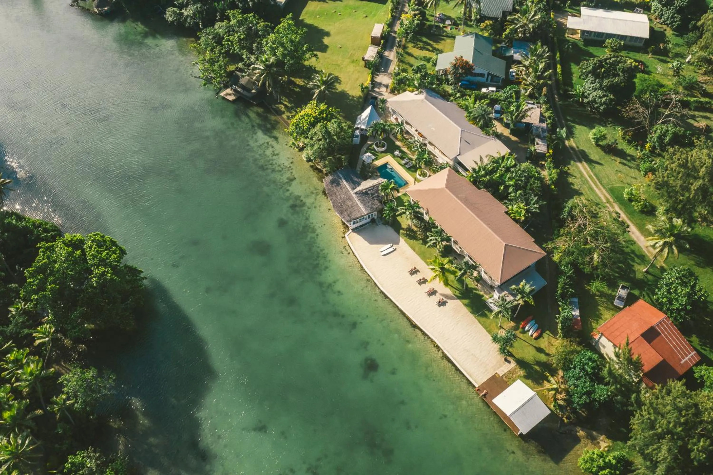 Bird's eye view in Tropicana Lagoon Apartments