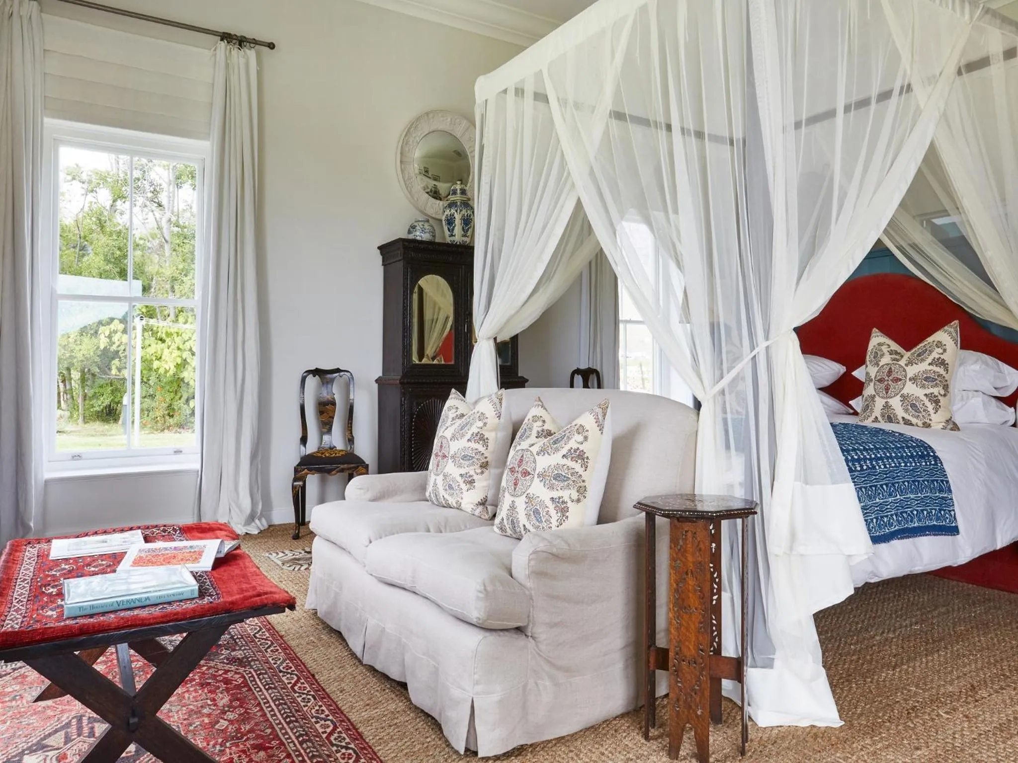 Bed in La Cotte House