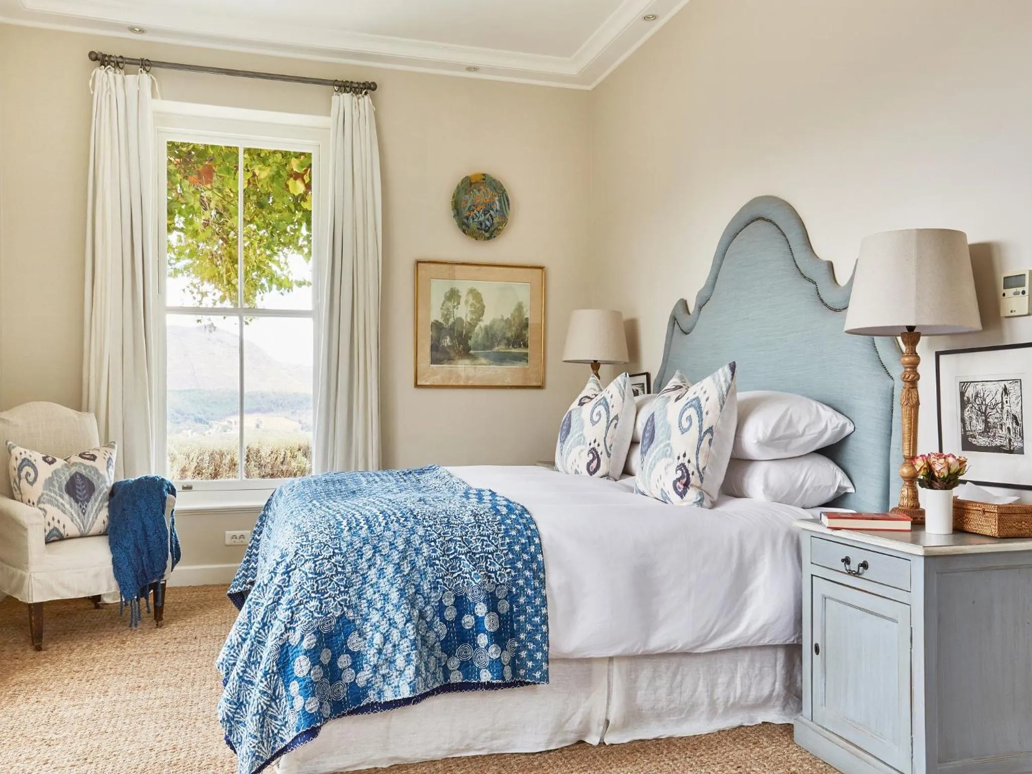 Bed in La Cotte House