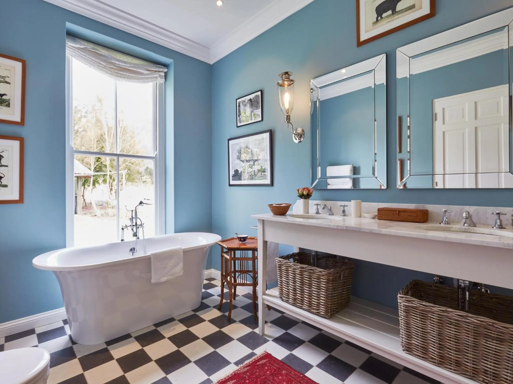 Bathroom in La Cotte House