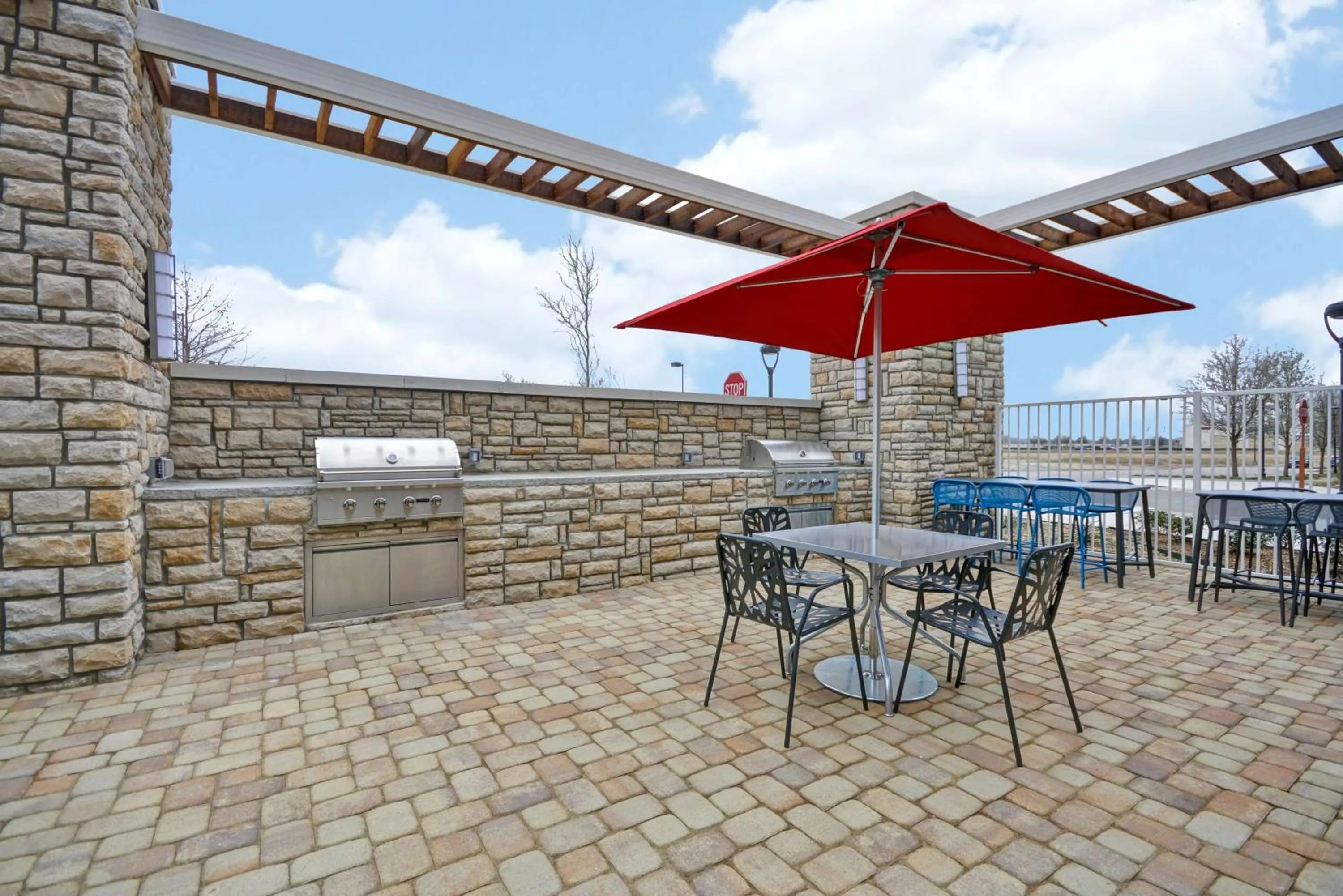 Patio in Home 2 Suites By Hilton Fairview Allen