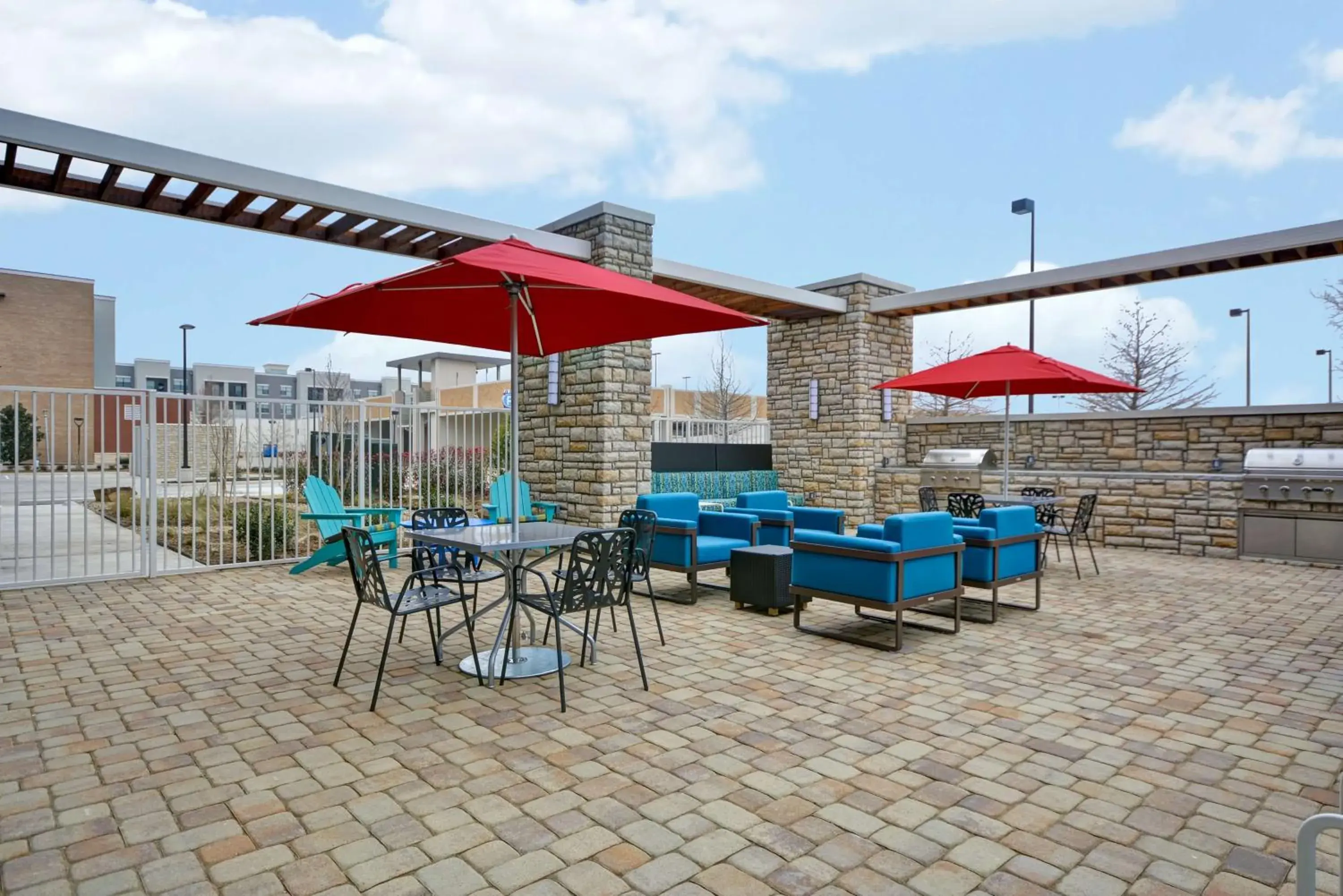 Patio in Home 2 Suites By Hilton Fairview Allen Patio in Home 2 Suites By Hilton Fairview Allen