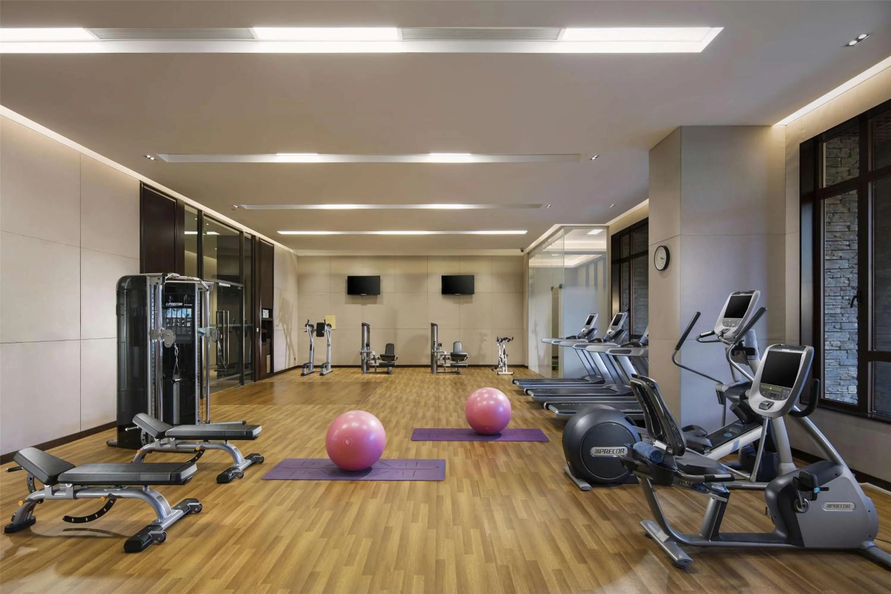Fitness centre/facilities in Hilton Huizhou Longmen Resort