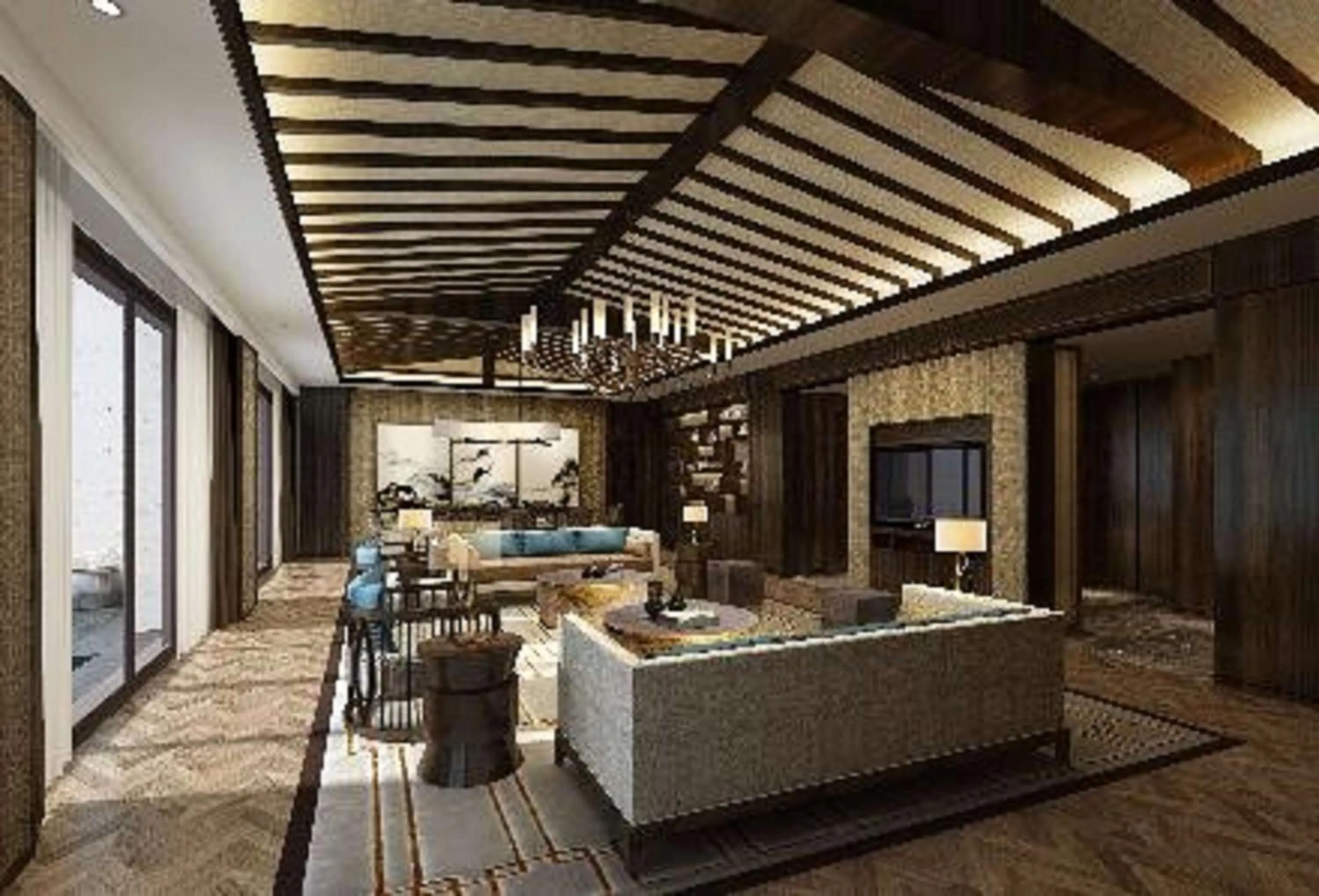 Living room in Hilton Huizhou Longmen Resort