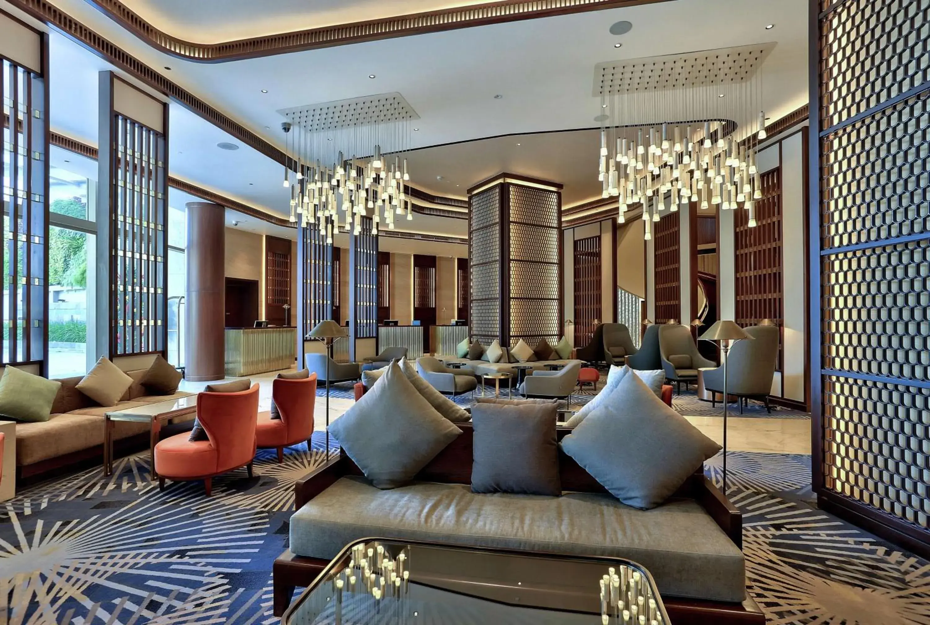 Lobby or reception in Hilton Da Nang Lobby or reception in Hilton Da Nang