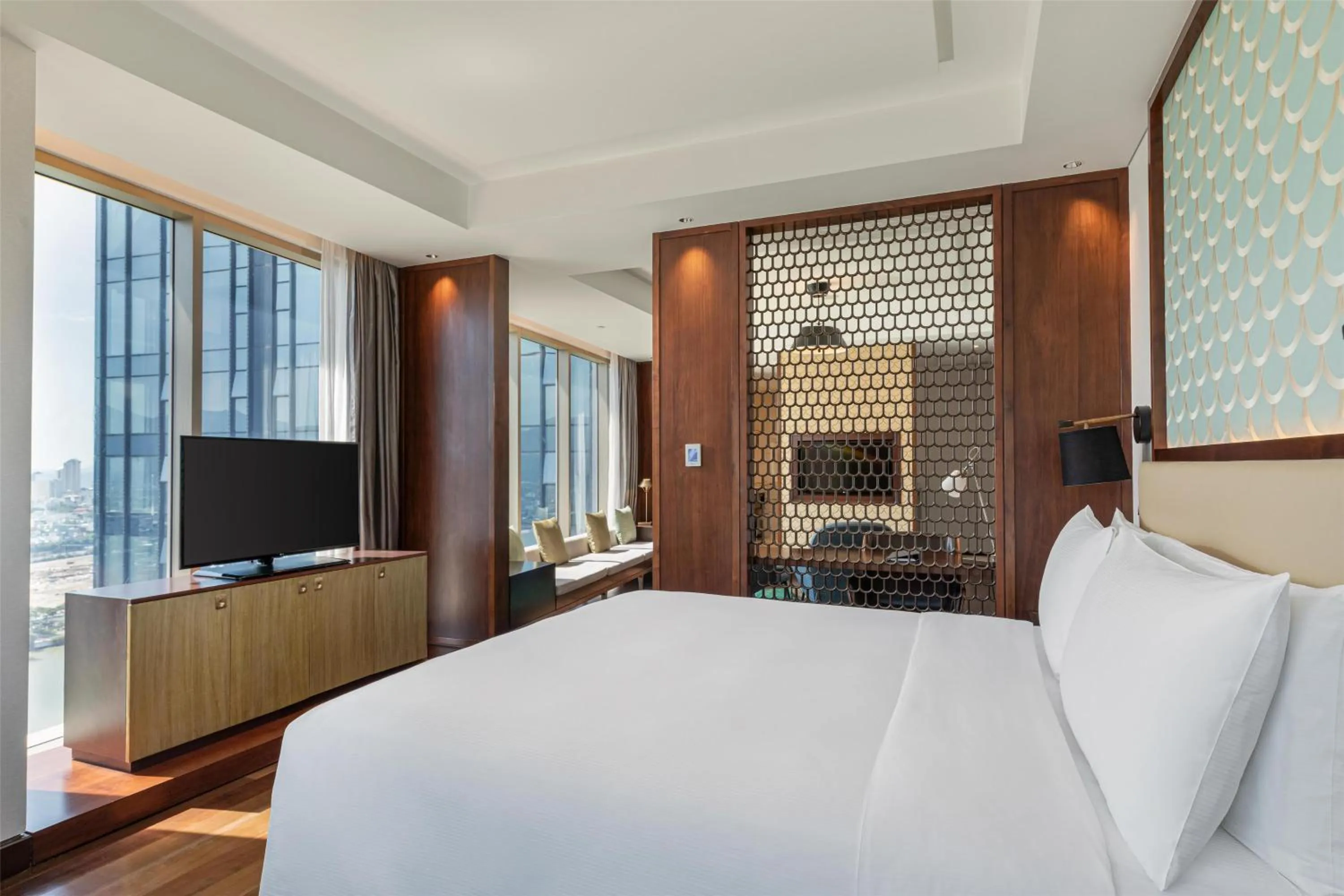 Bed in Hilton Da Nang