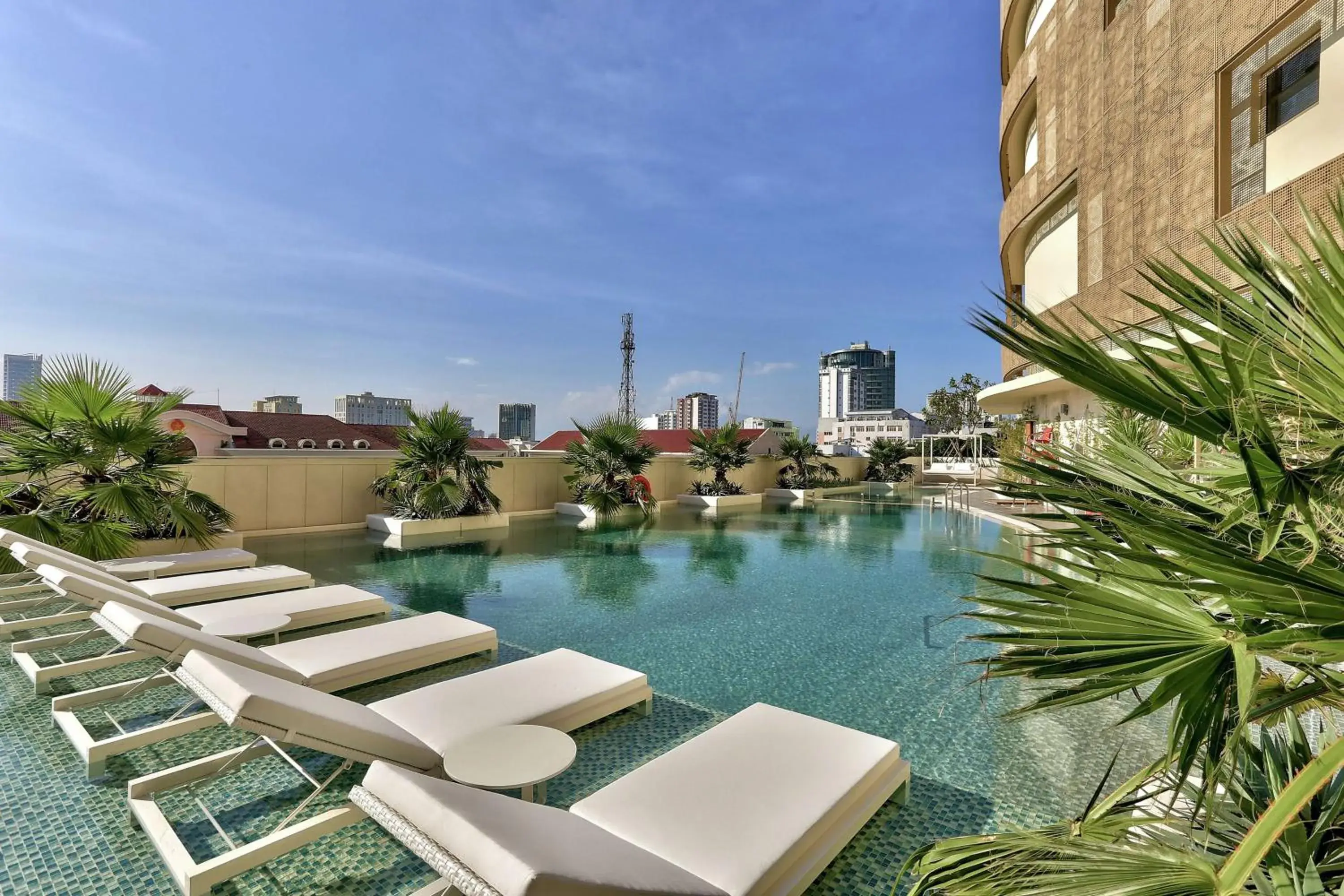 Pool view in Hilton Da Nang Pool view in Hilton Da Nang