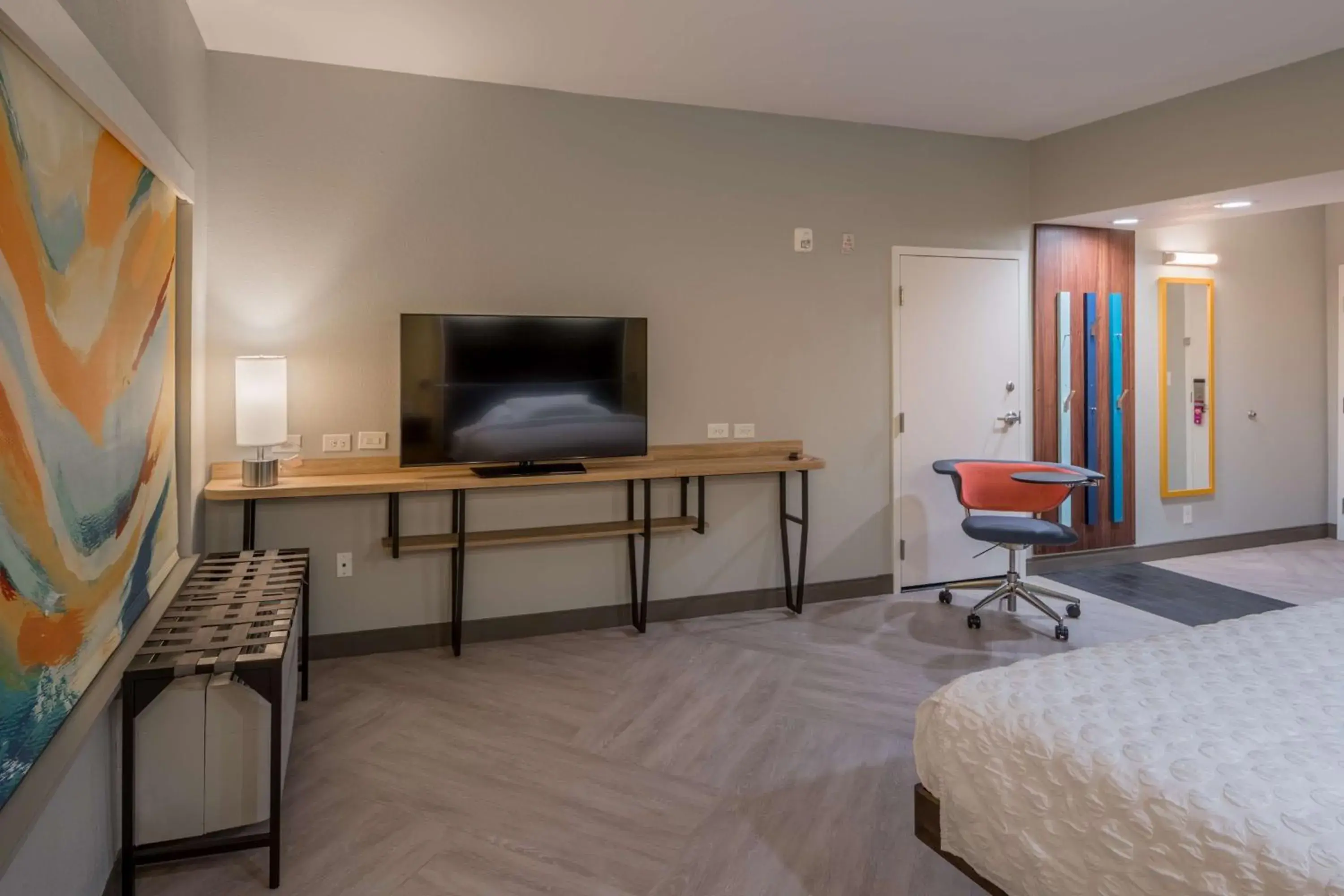 Bedroom, Bed in Tru by Hilton Garland Richardson Bedroom, Bed in Tru by Hilton Garland Richardson