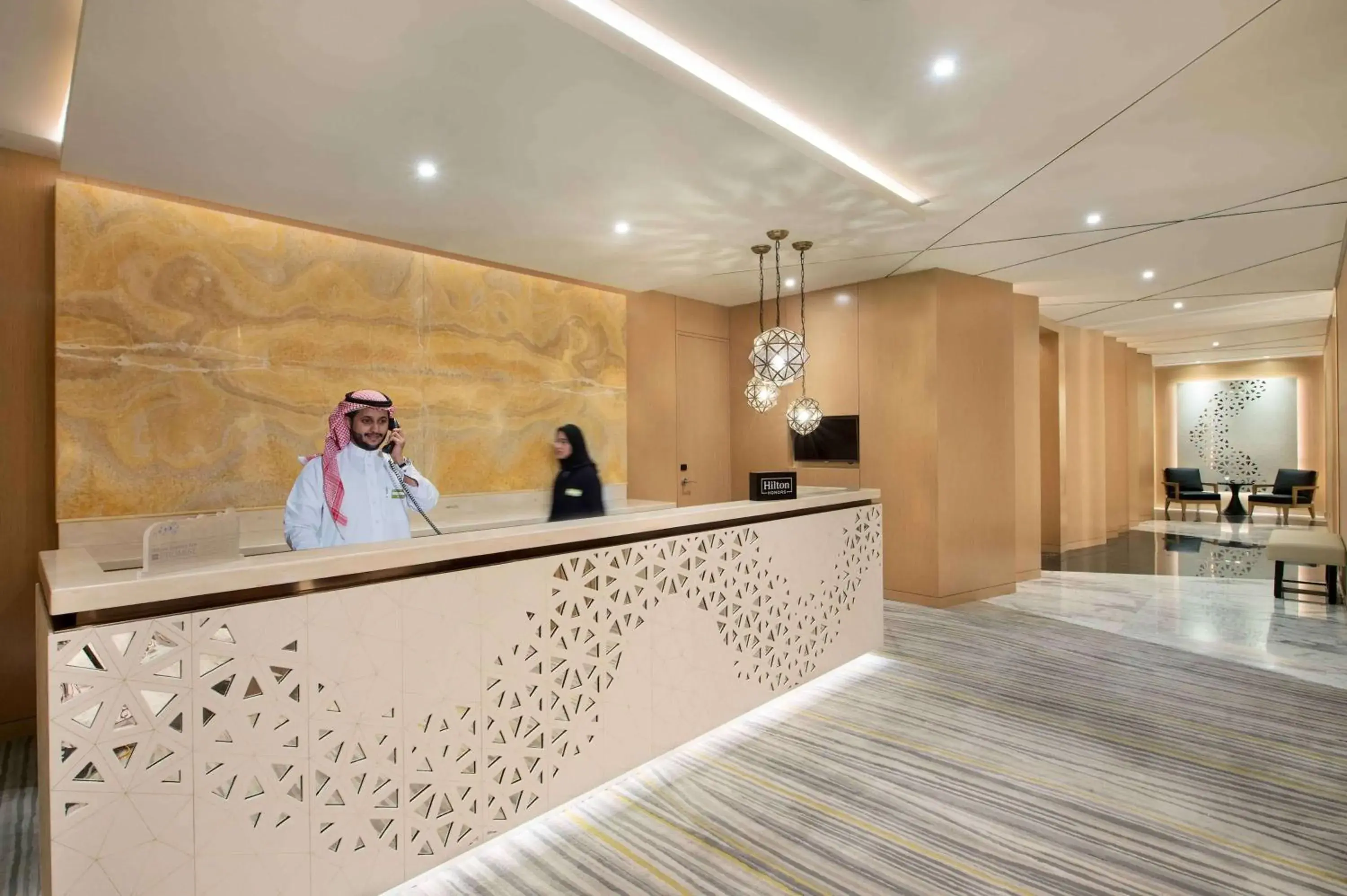 Lobby or reception in Hilton Garden Inn Al Khobar Lobby or reception in Hilton Garden Inn Al Khobar