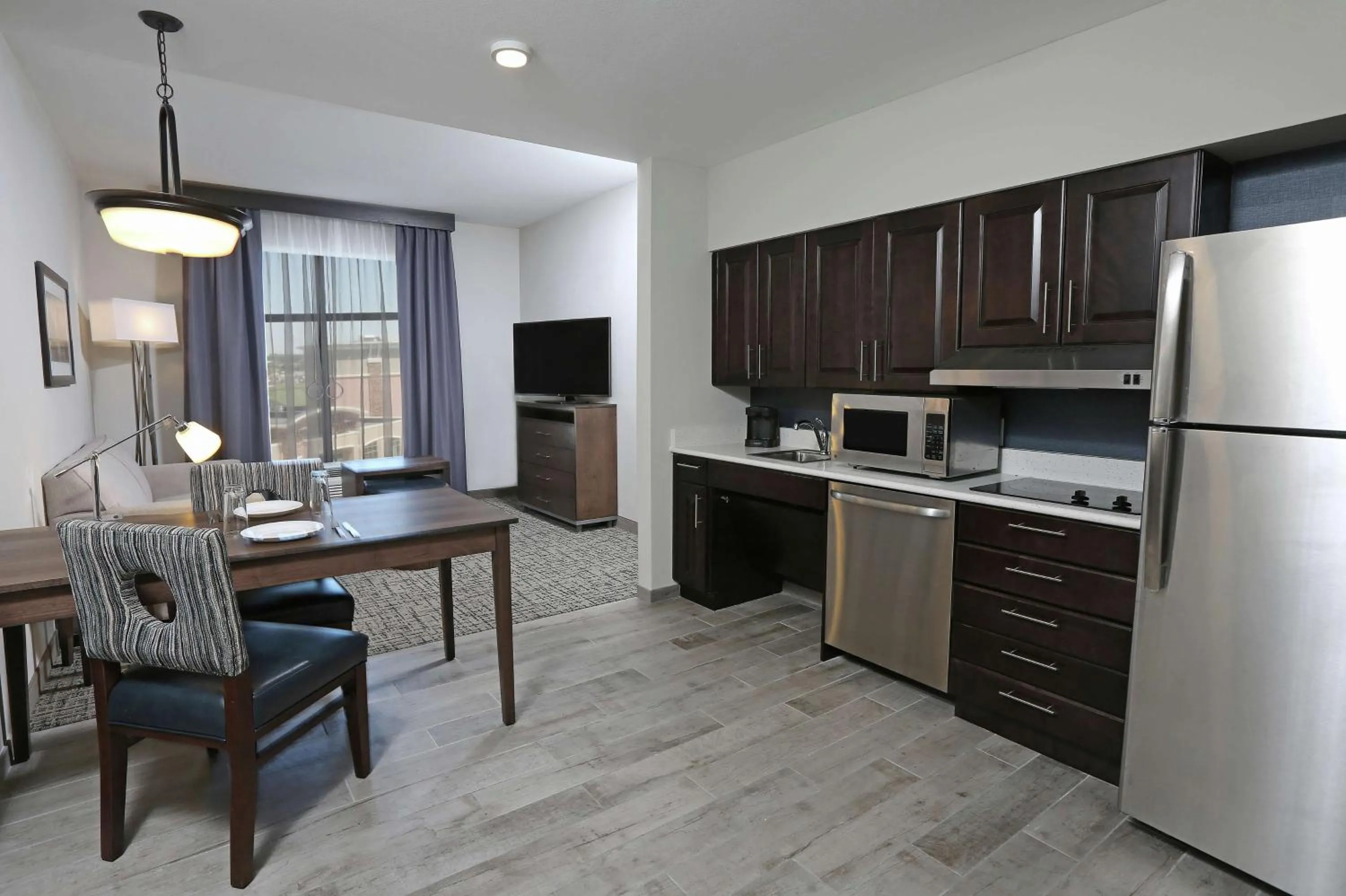 Kitchen or kitchenette in Homewood Suites By Hilton West Fargo/Sanford Medical Center
