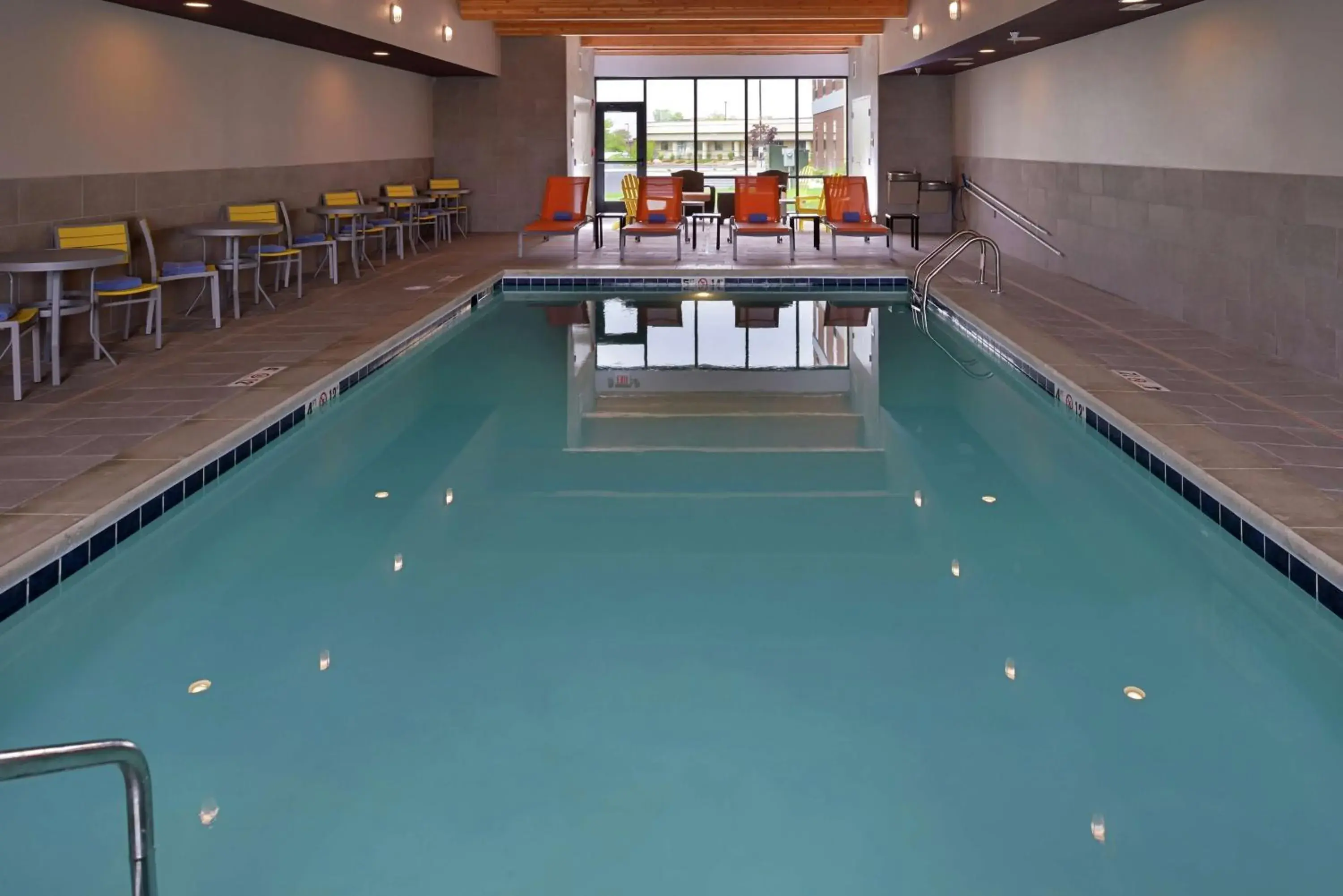 Pool view in Home2 Suites By Hilton Merrillville Pool view in Home2 Suites By Hilton Merrillville