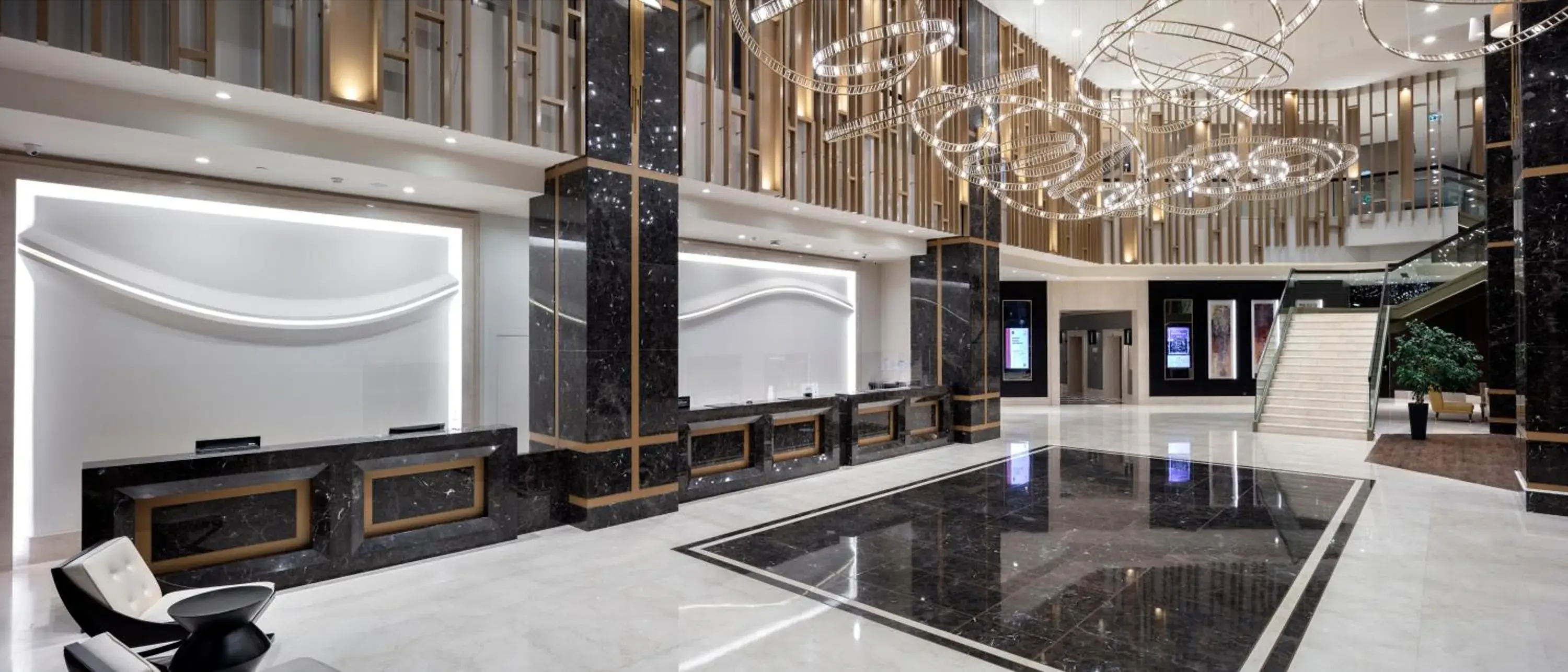 Lobby or reception in Hilton Istanbul Bakirkoy Lobby or reception in Hilton Istanbul Bakirkoy
