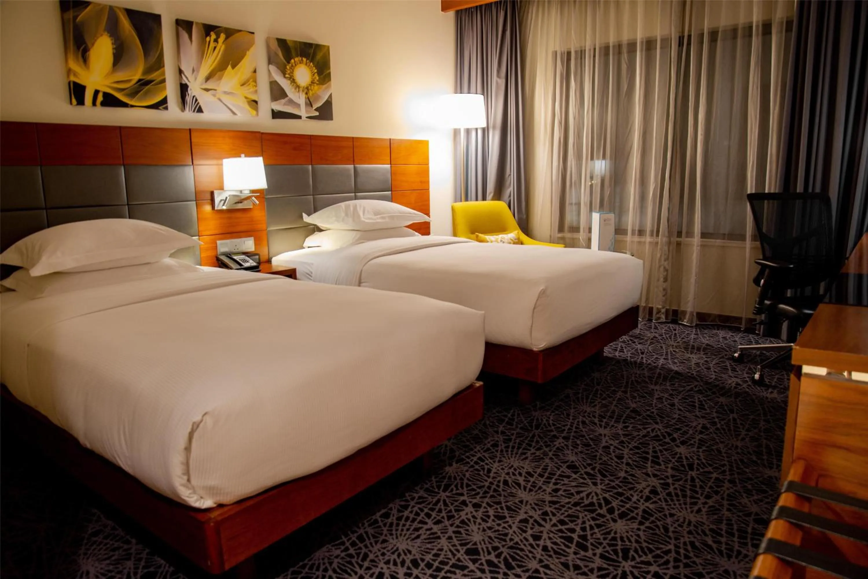 Bed in Hilton Garden Inn Nairobi Airport