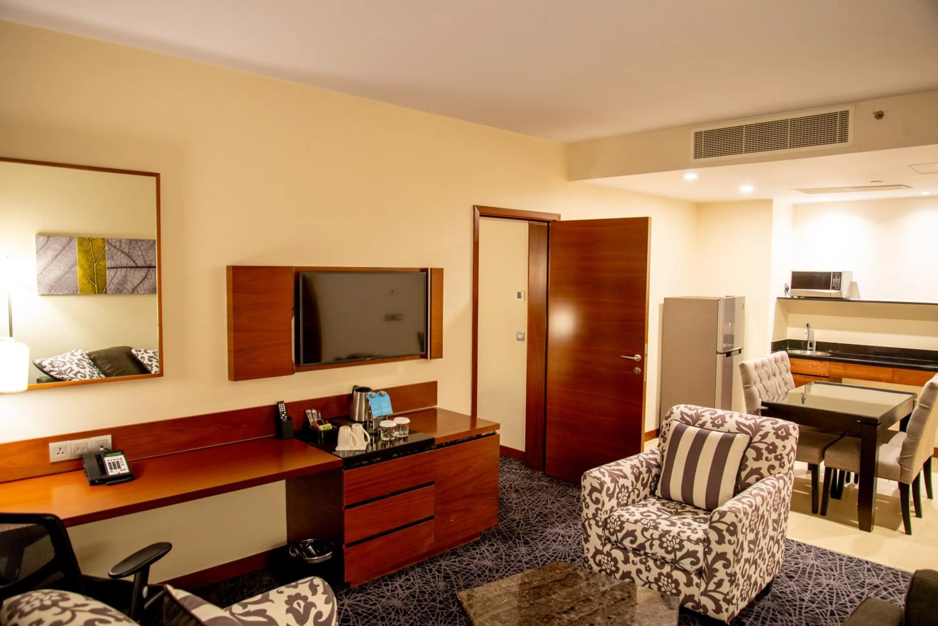 Seating area in Hilton Garden Inn Nairobi Airport