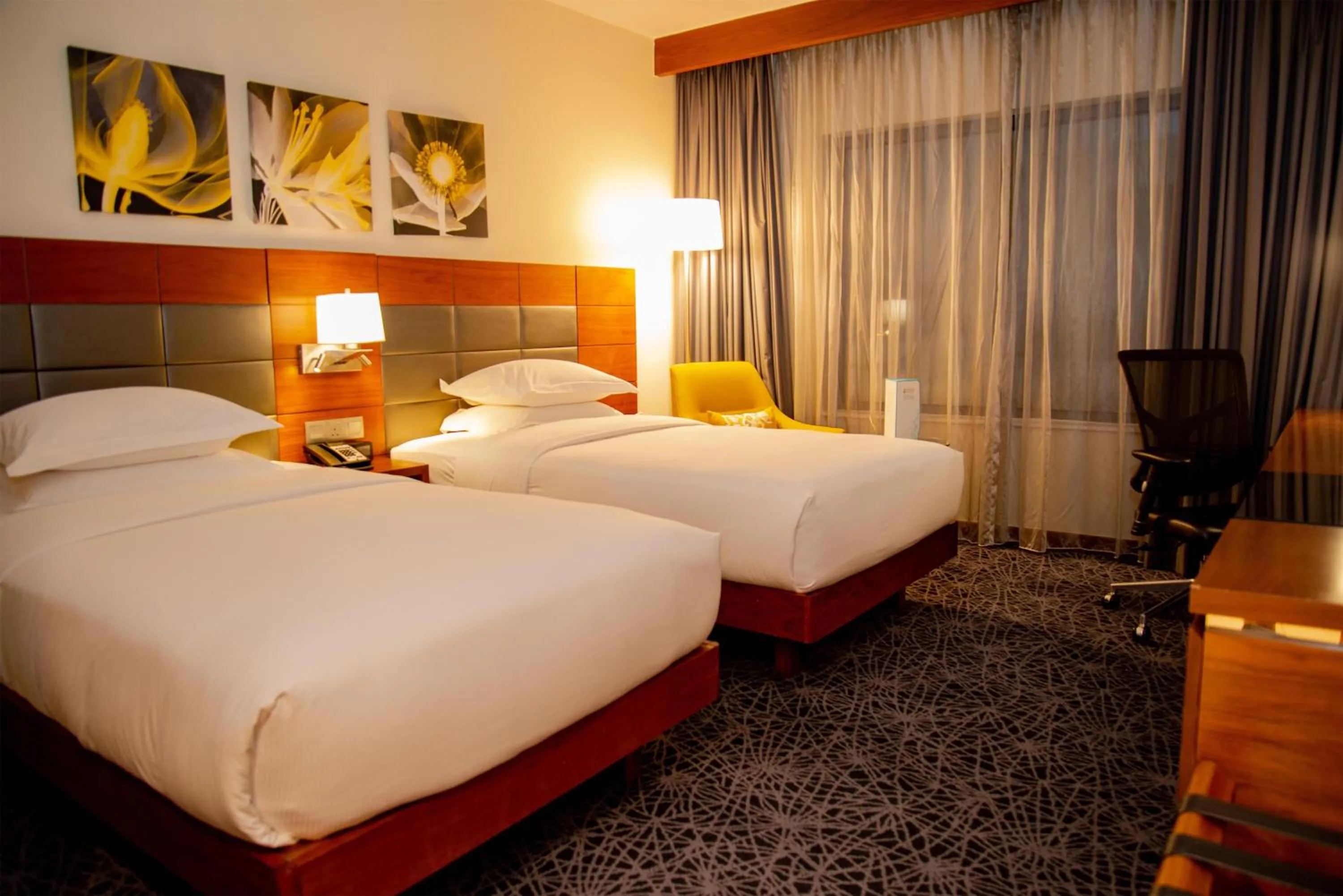 Bed in Hilton Garden Inn Nairobi Airport