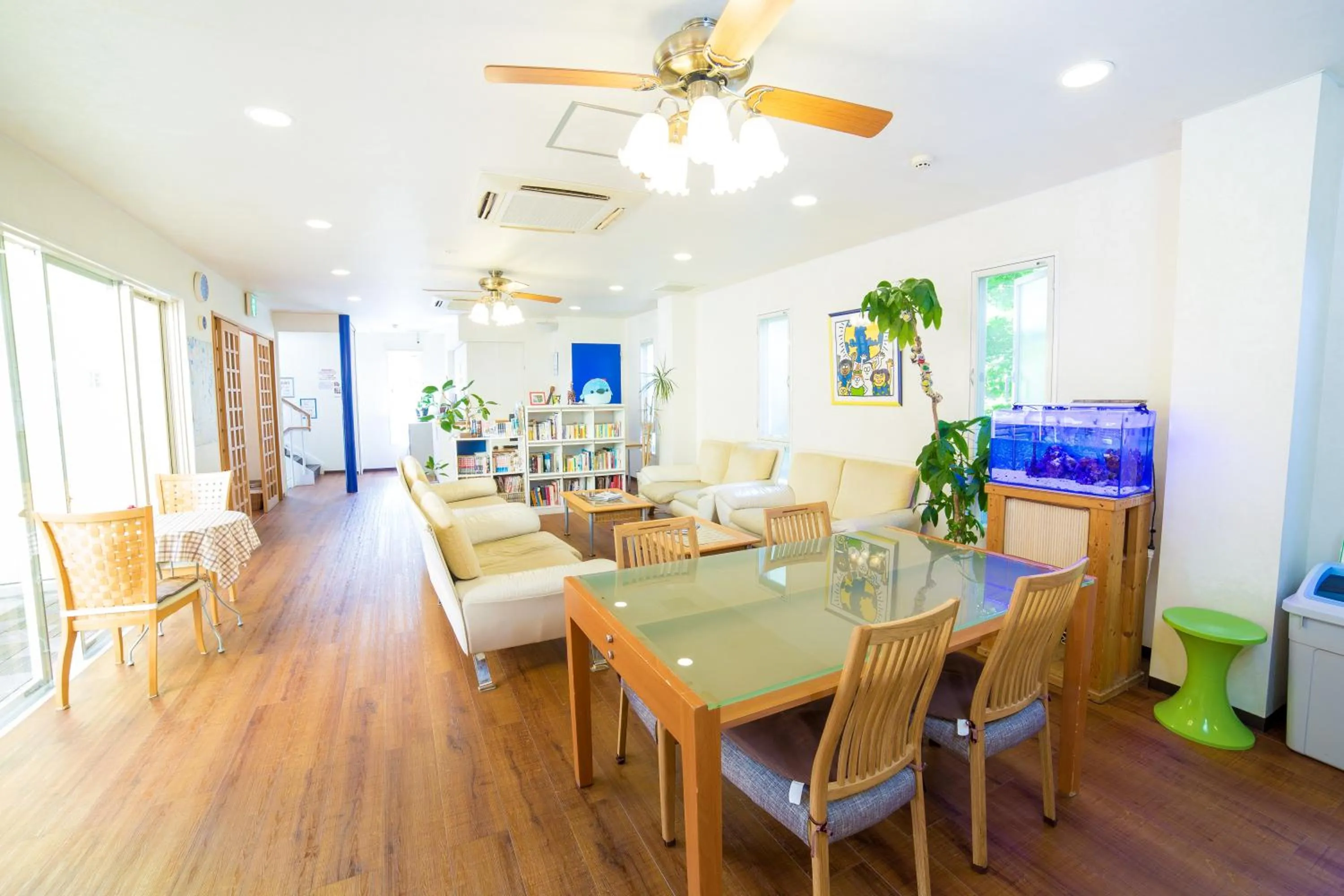 Lounge or bar in K's House Kyoto -Travelers Hostel