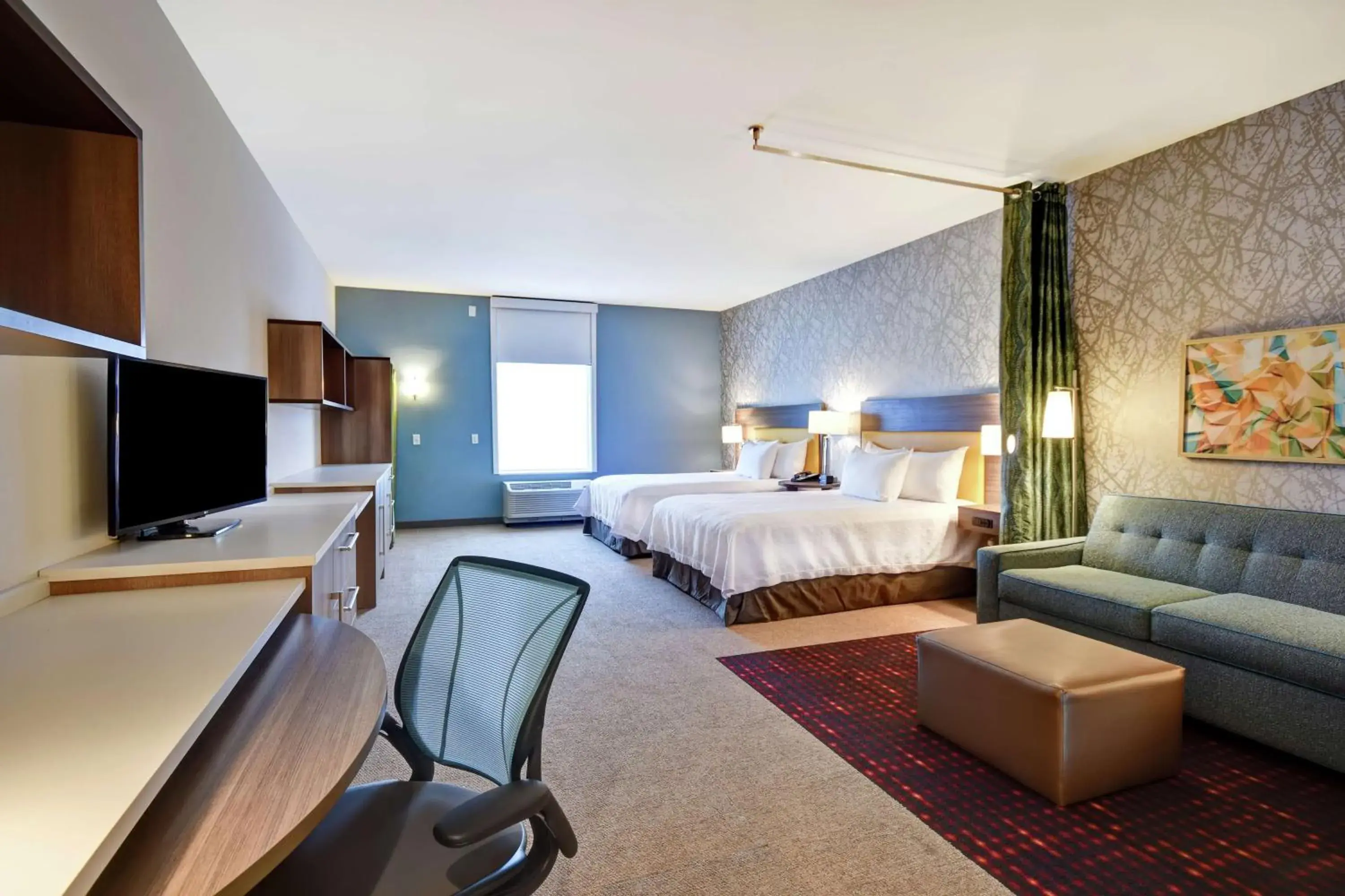 Bedroom, Bed in Home2 Suites by Hilton Springfield North Bedroom, Bed in Home2 Suites by Hilton Springfield North