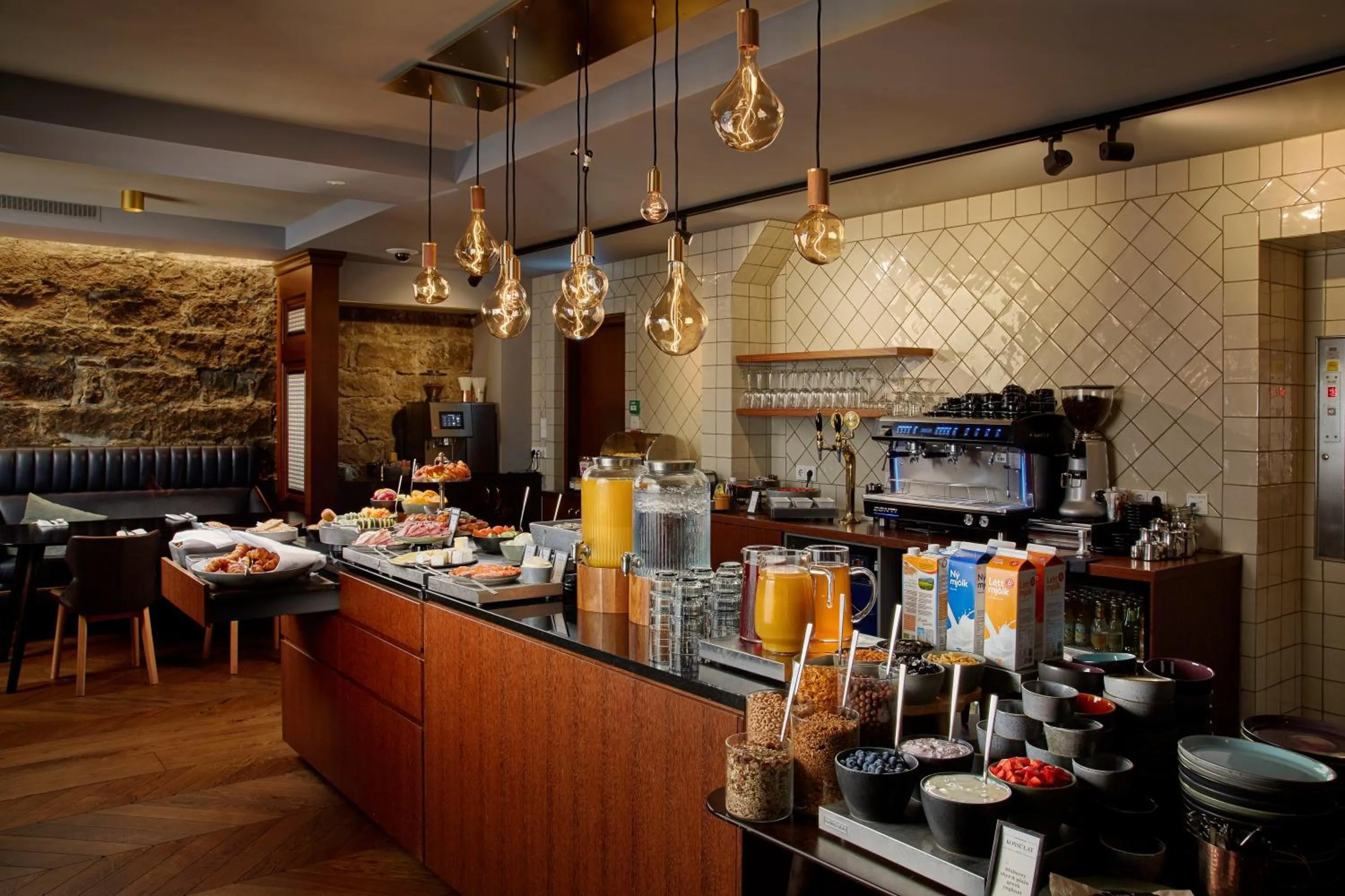 Breakfast in Reykjavik Konsulat Hotel, Curio Collection By Hilton