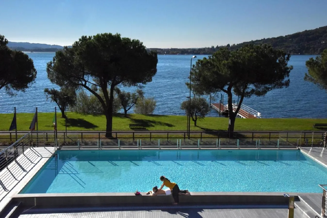 Swimming pool in Cocca Hotel Royal Thai Spa