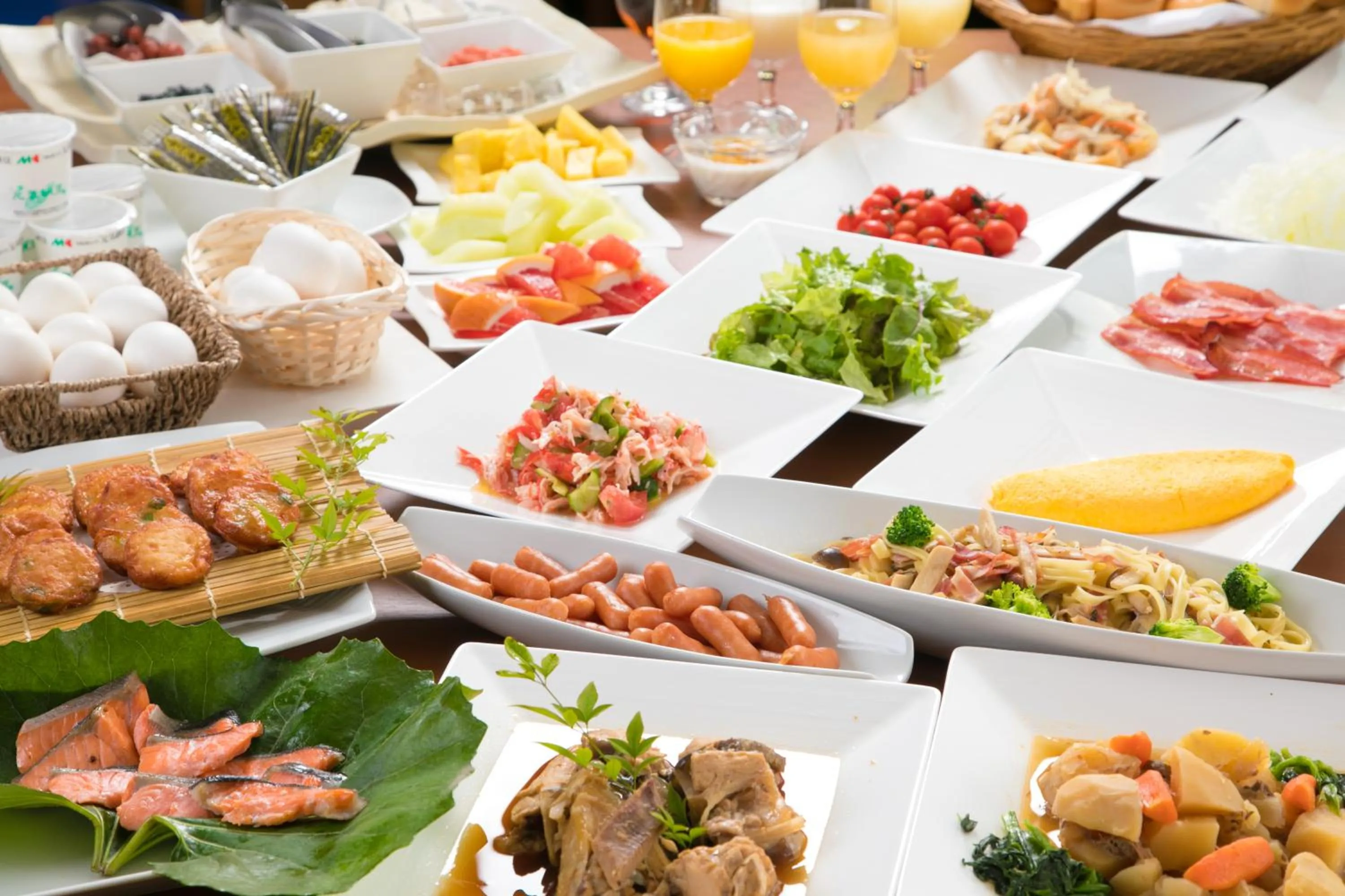 Buffet breakfast in Hotel Satsukien