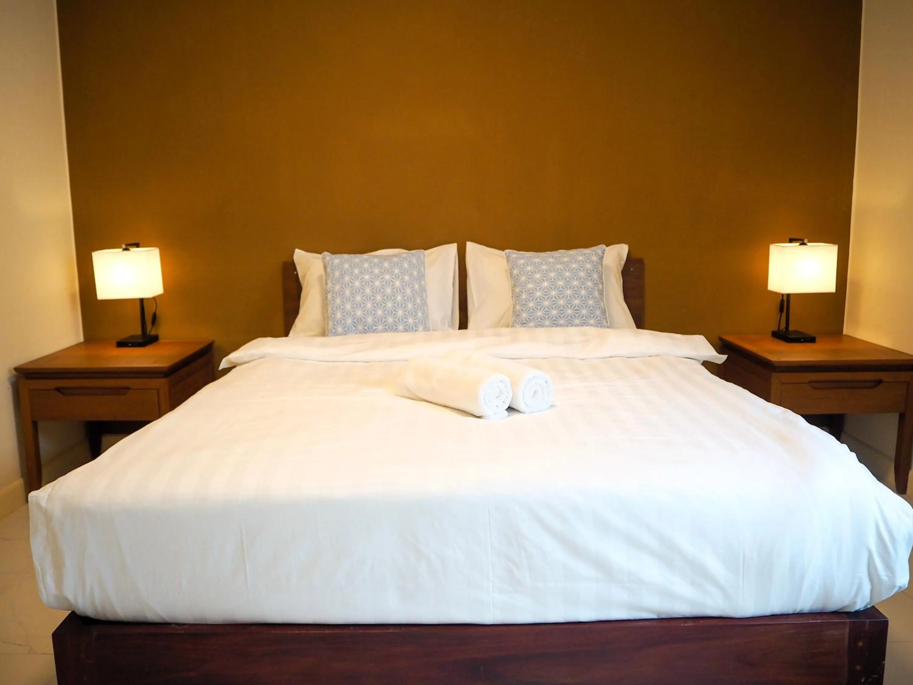 Bed in Baan Dan Ta Wan Nuea