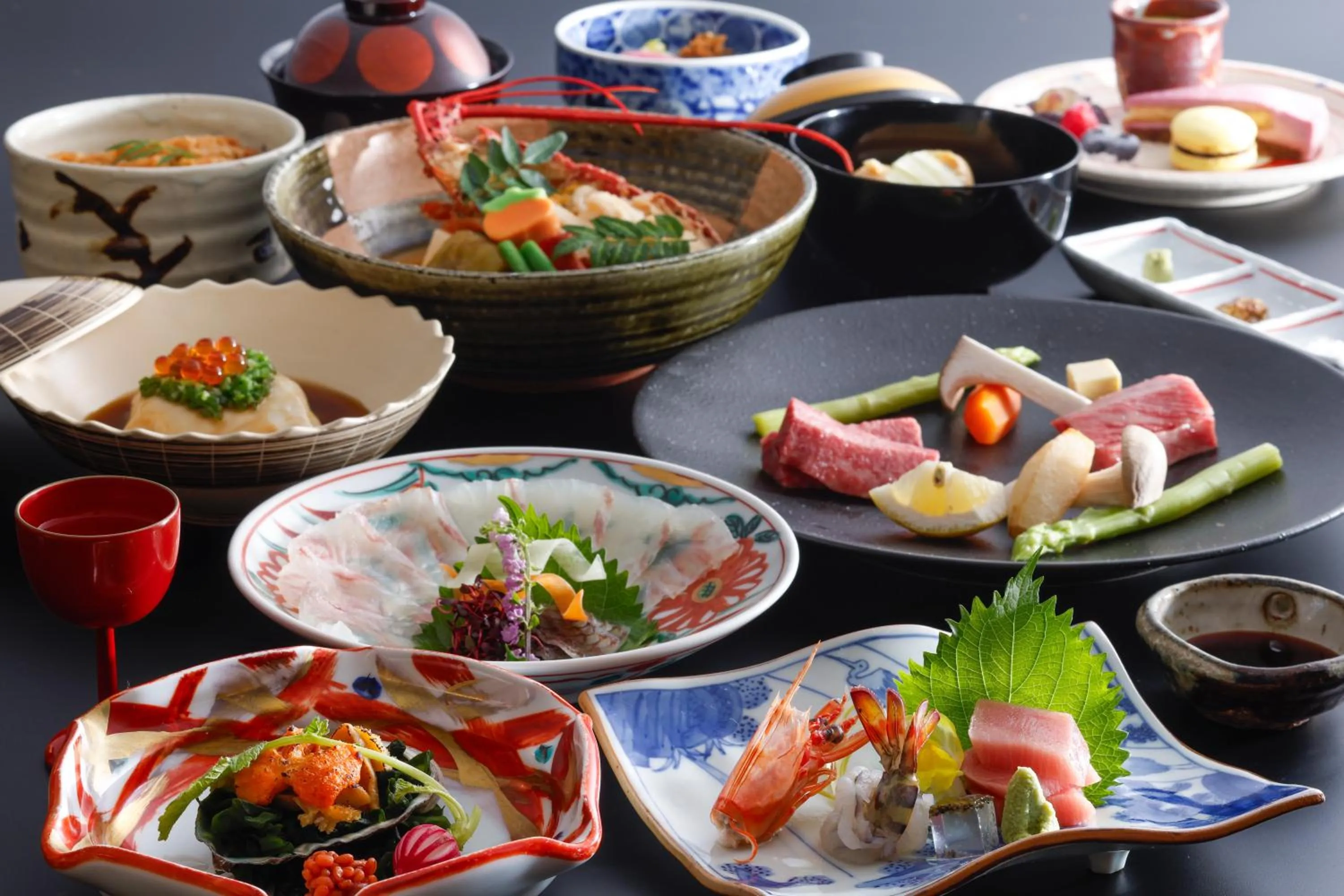 Food and drinks in Arima Onsen Gekkoen Korokan